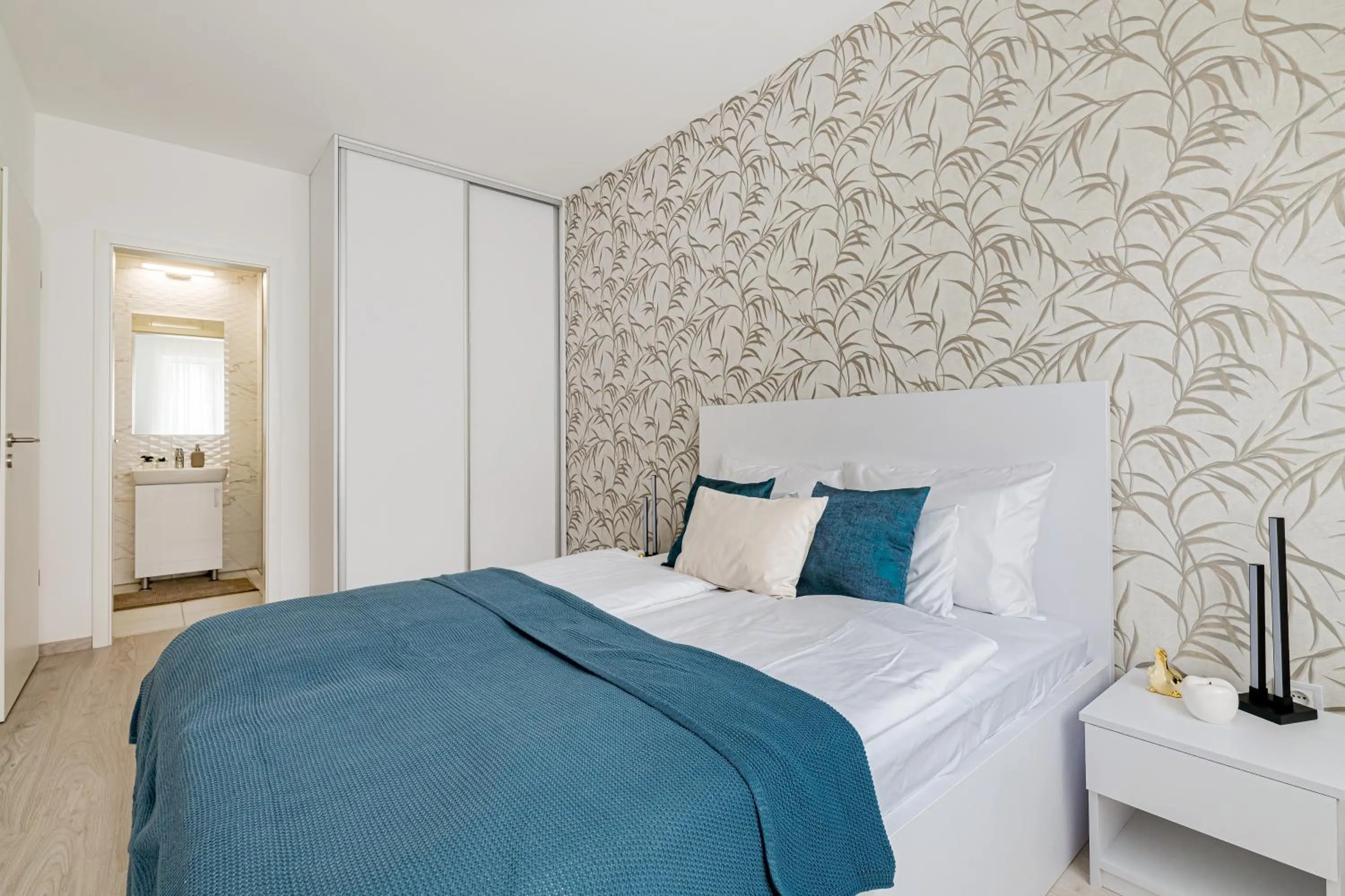 Bed in Spirit Apartments by FirstHost