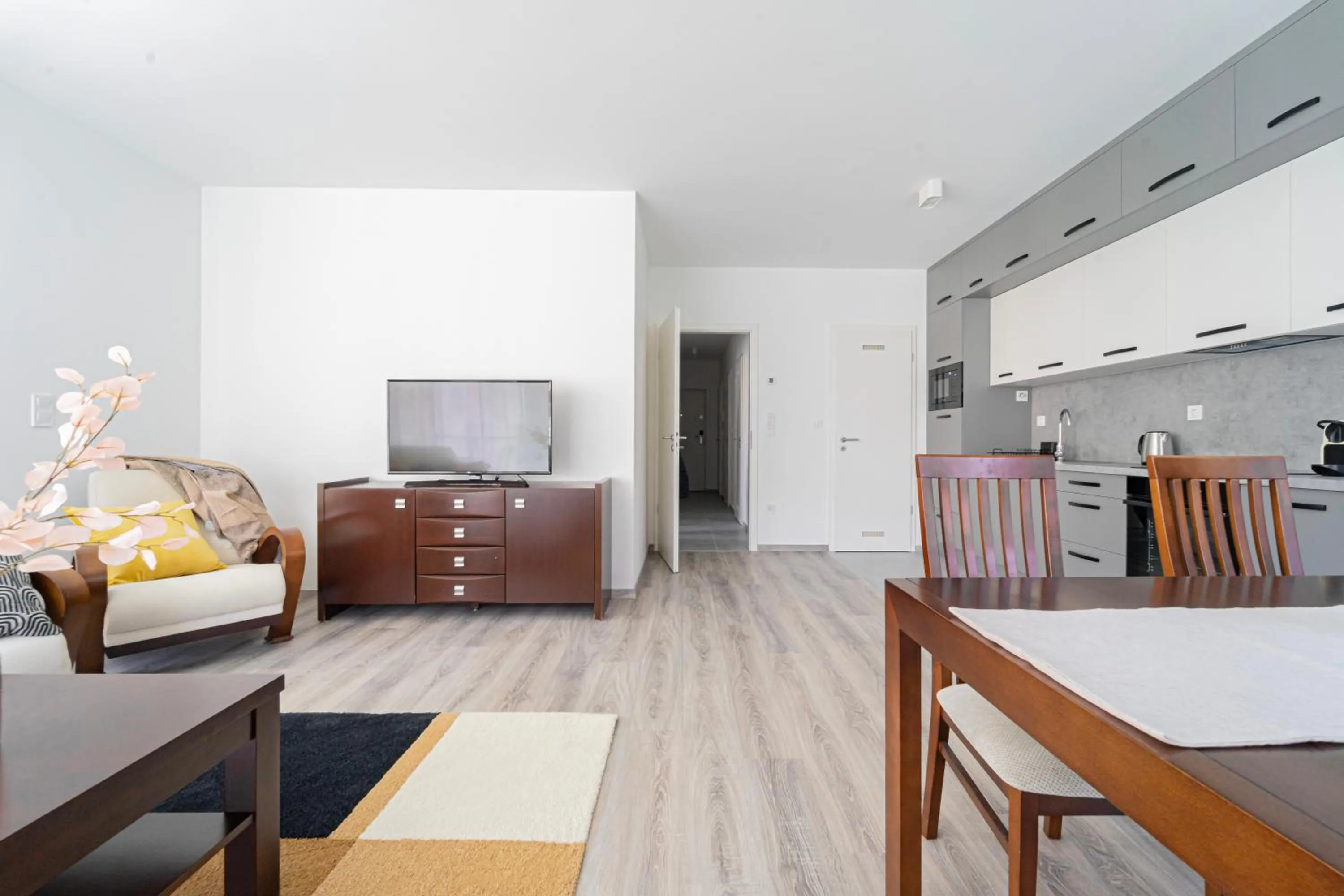 Communal lounge/ TV room in Spirit Apartments by FirstHost