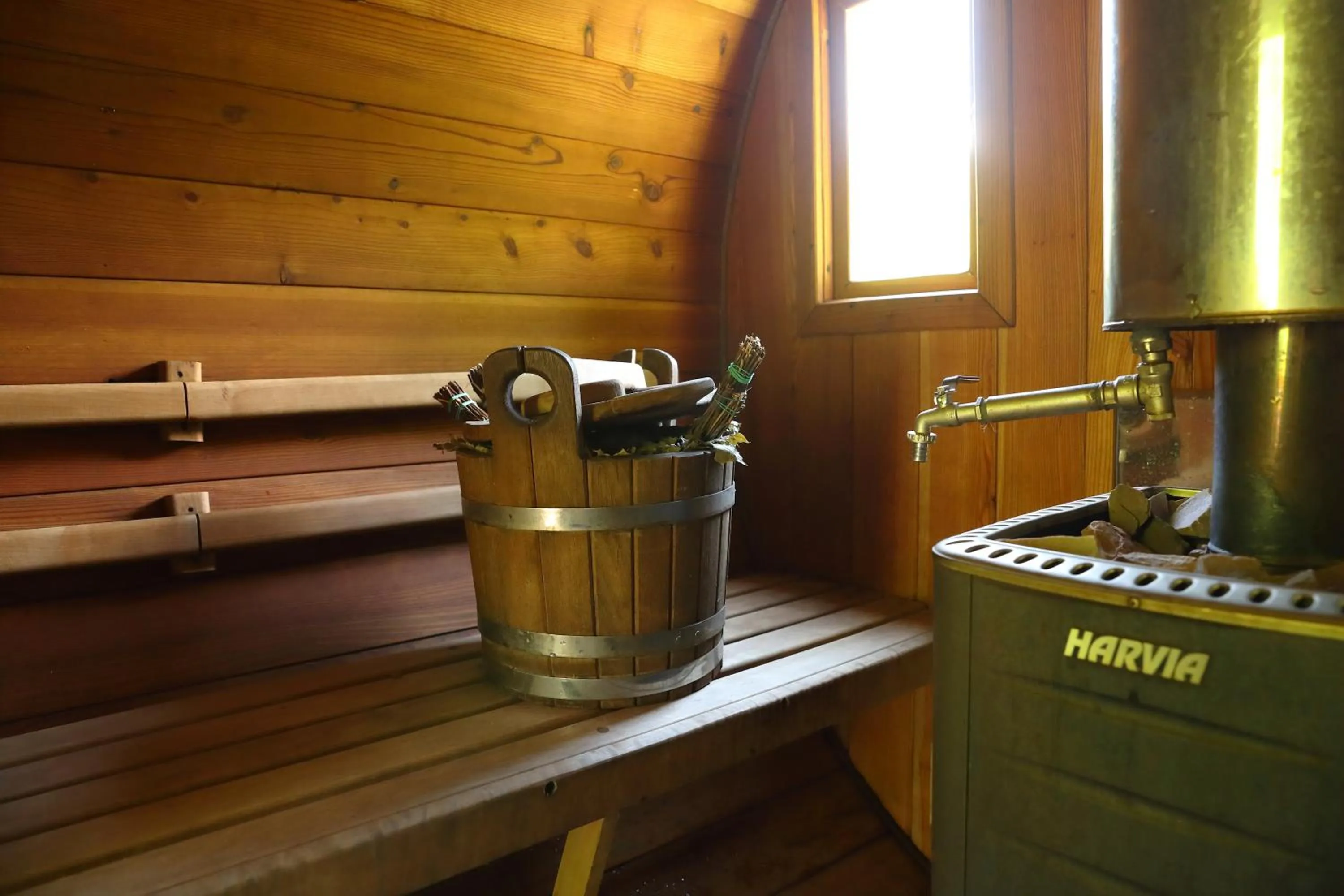Sauna in Chalet CrepDeChine Hotel