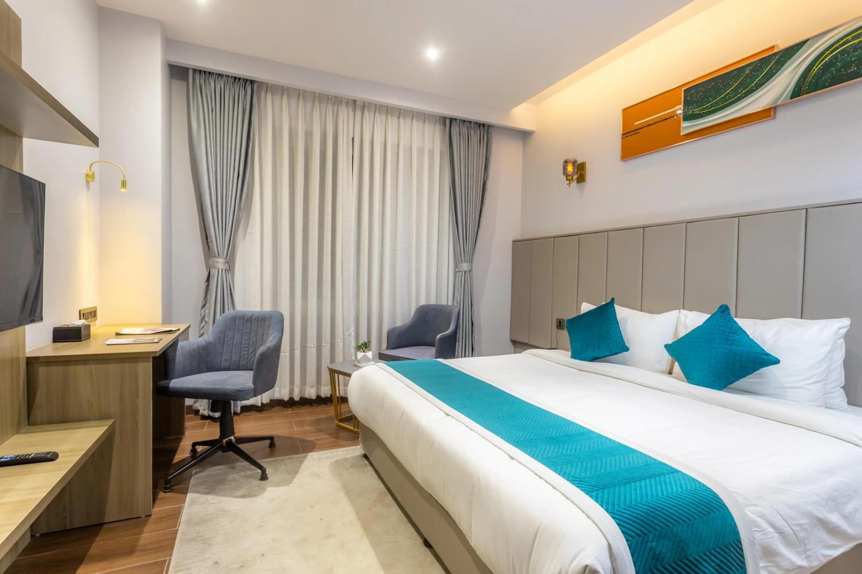 Bedroom, Bed in De Crown Inn