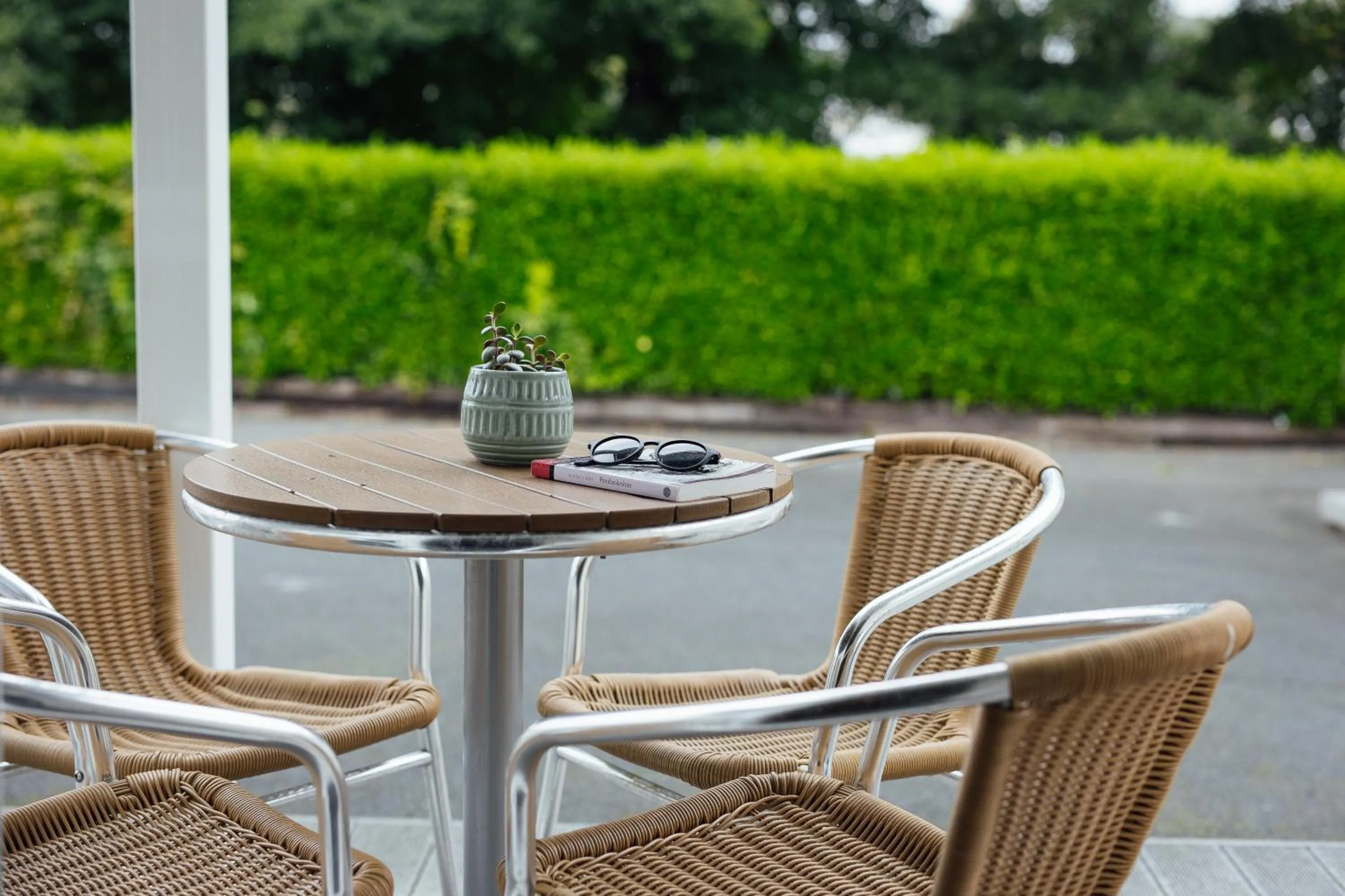 Patio in St Brides Spa Hotel & Village Apartments