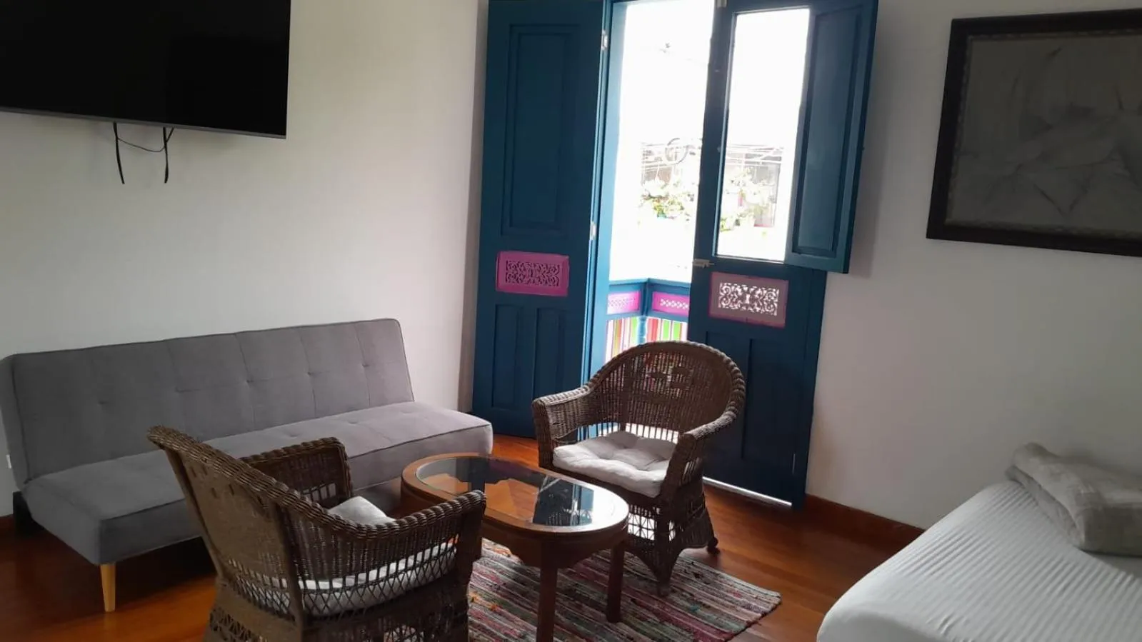 Bed in Hotel El Jardin