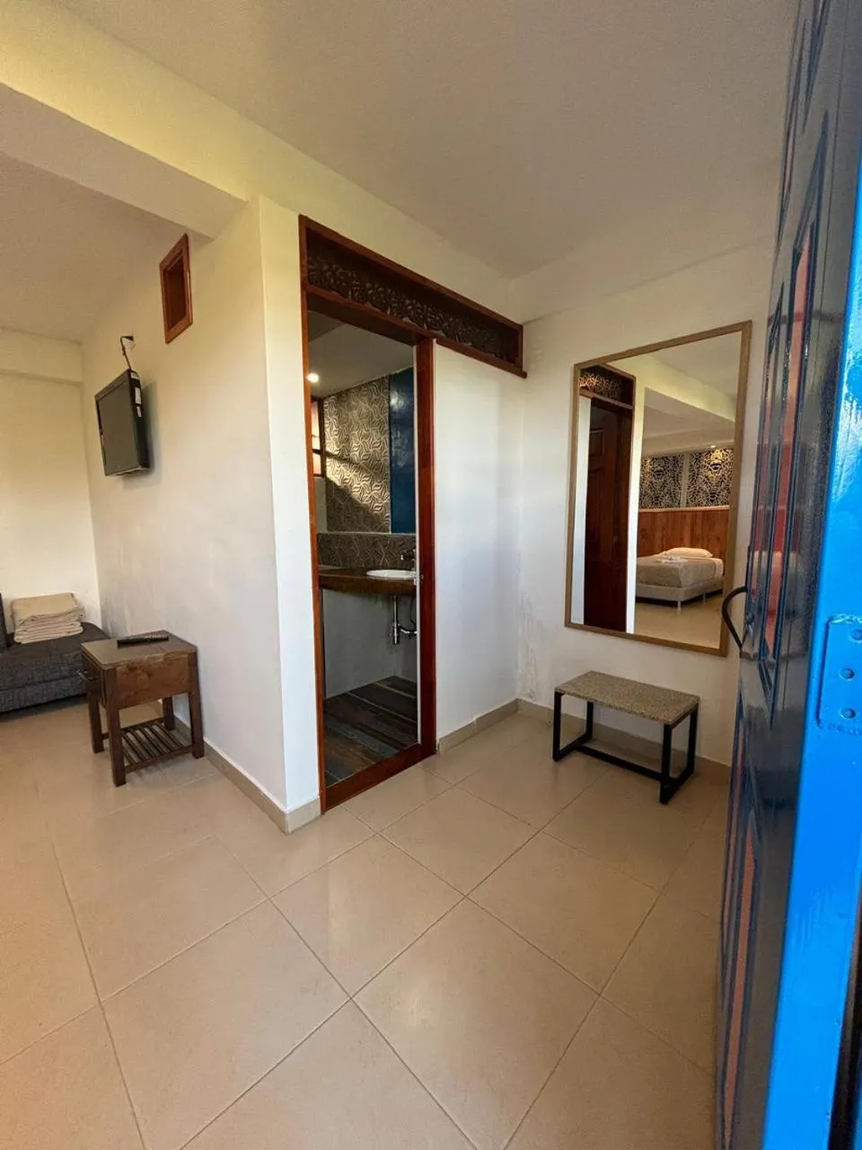 Bed in Hotel El Jardin