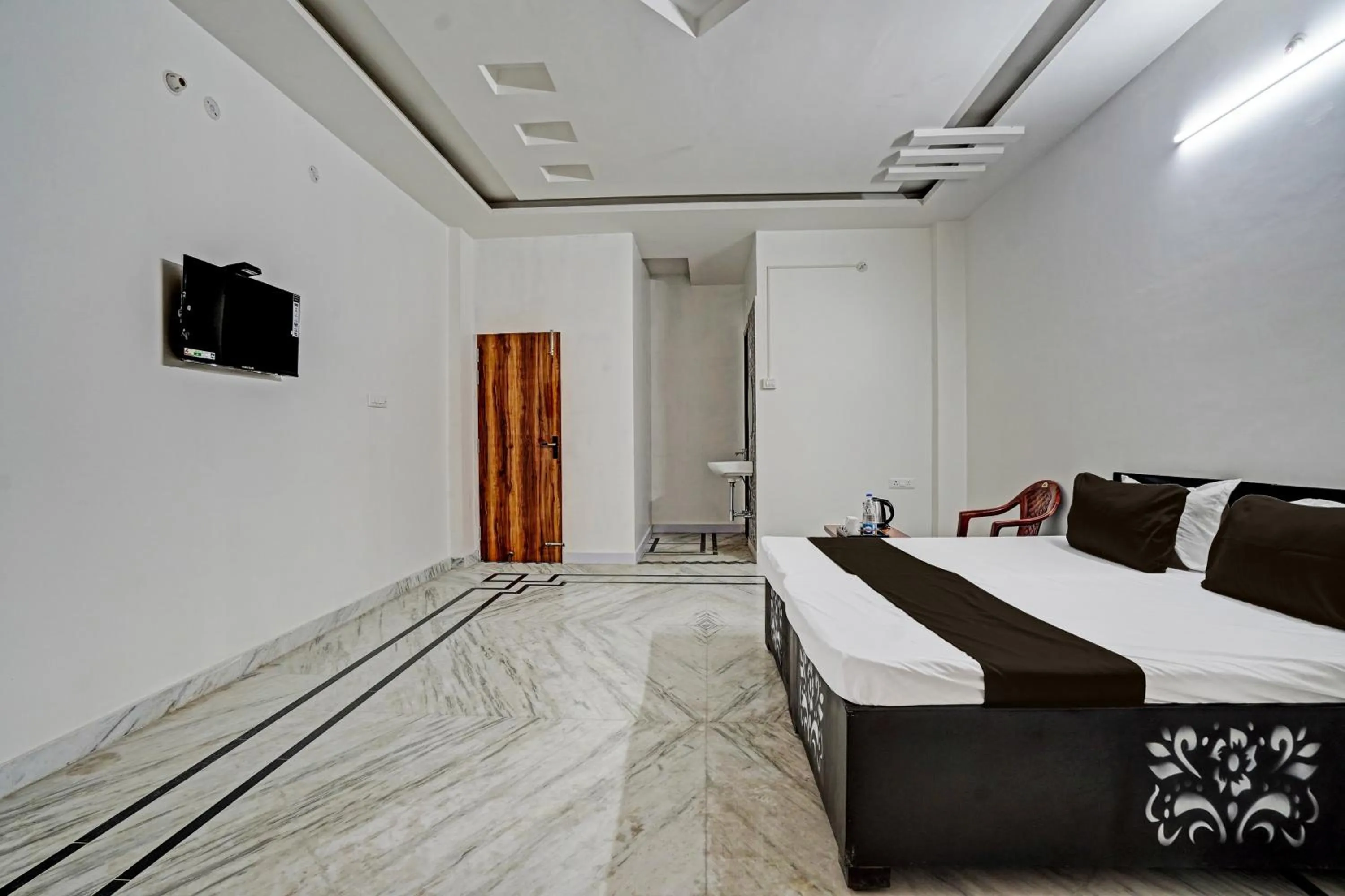 Bedroom, Bed in Hotel O Rudra Palace