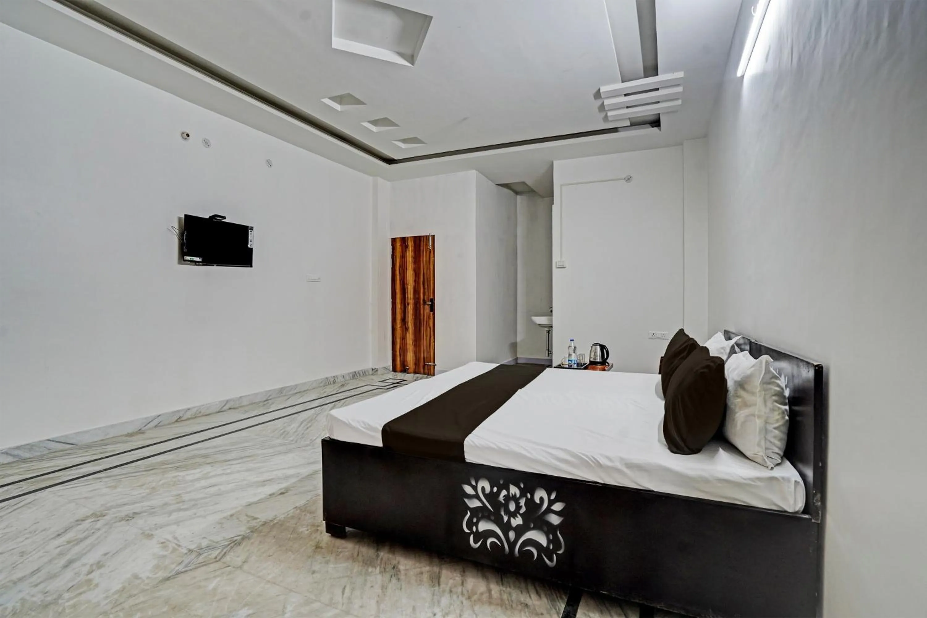 Bedroom, Bed in Hotel O Rudra Palace