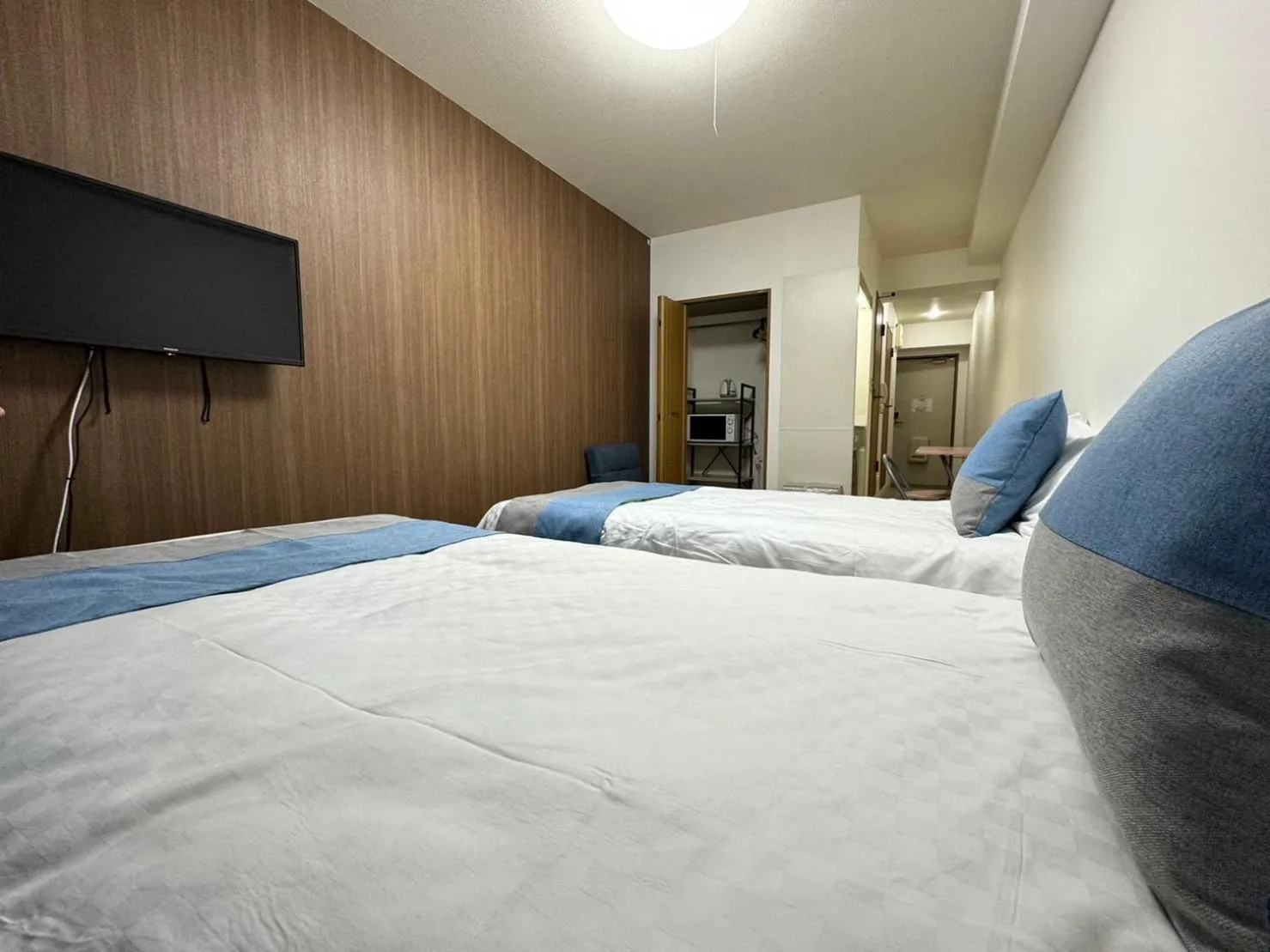 Bed in Sakura Sands Hotel Shinsaibashi