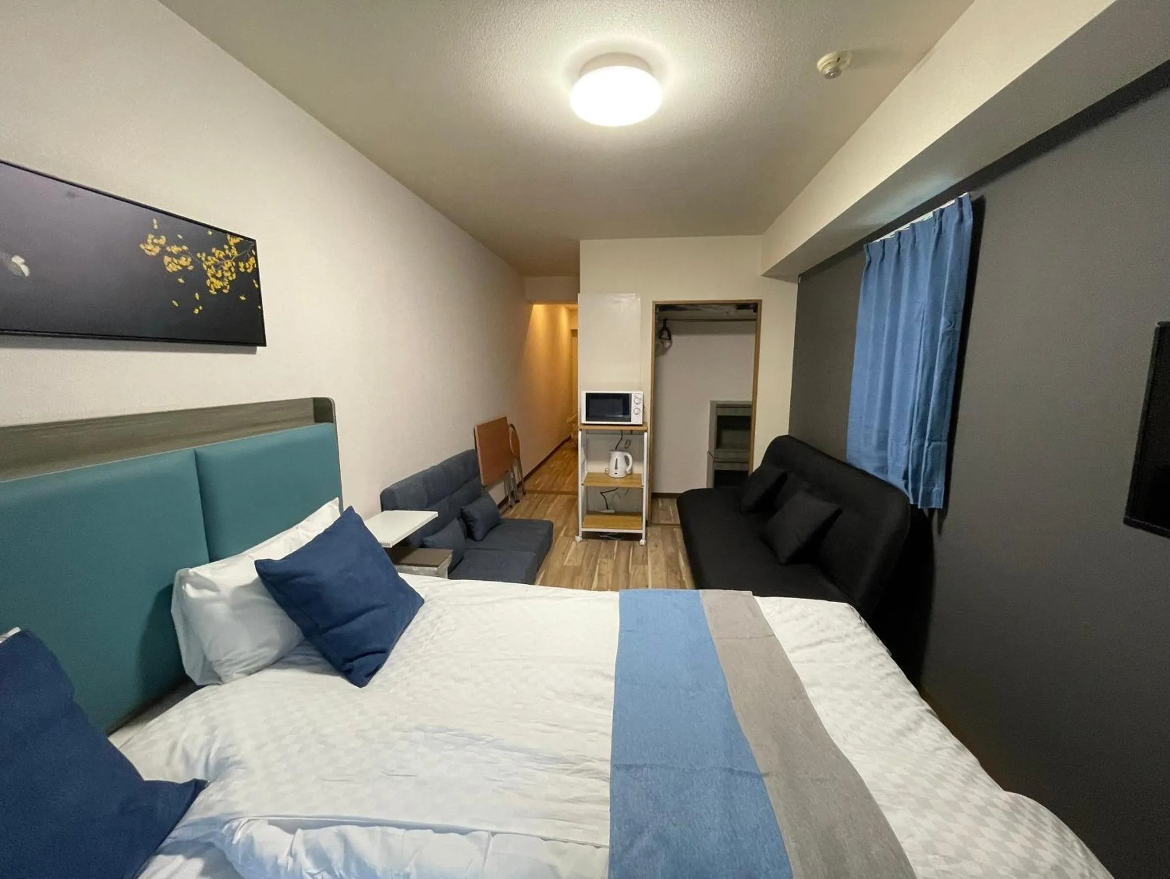 Bed in Sakura Sands Hotel Shinsaibashi