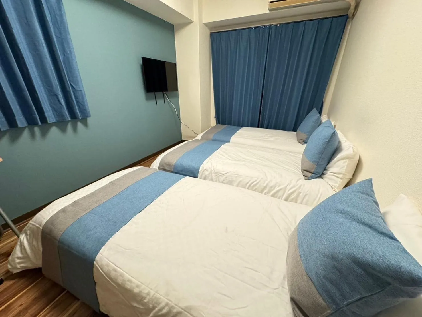 Bed in Sakura Sands Hotel Shinsaibashi