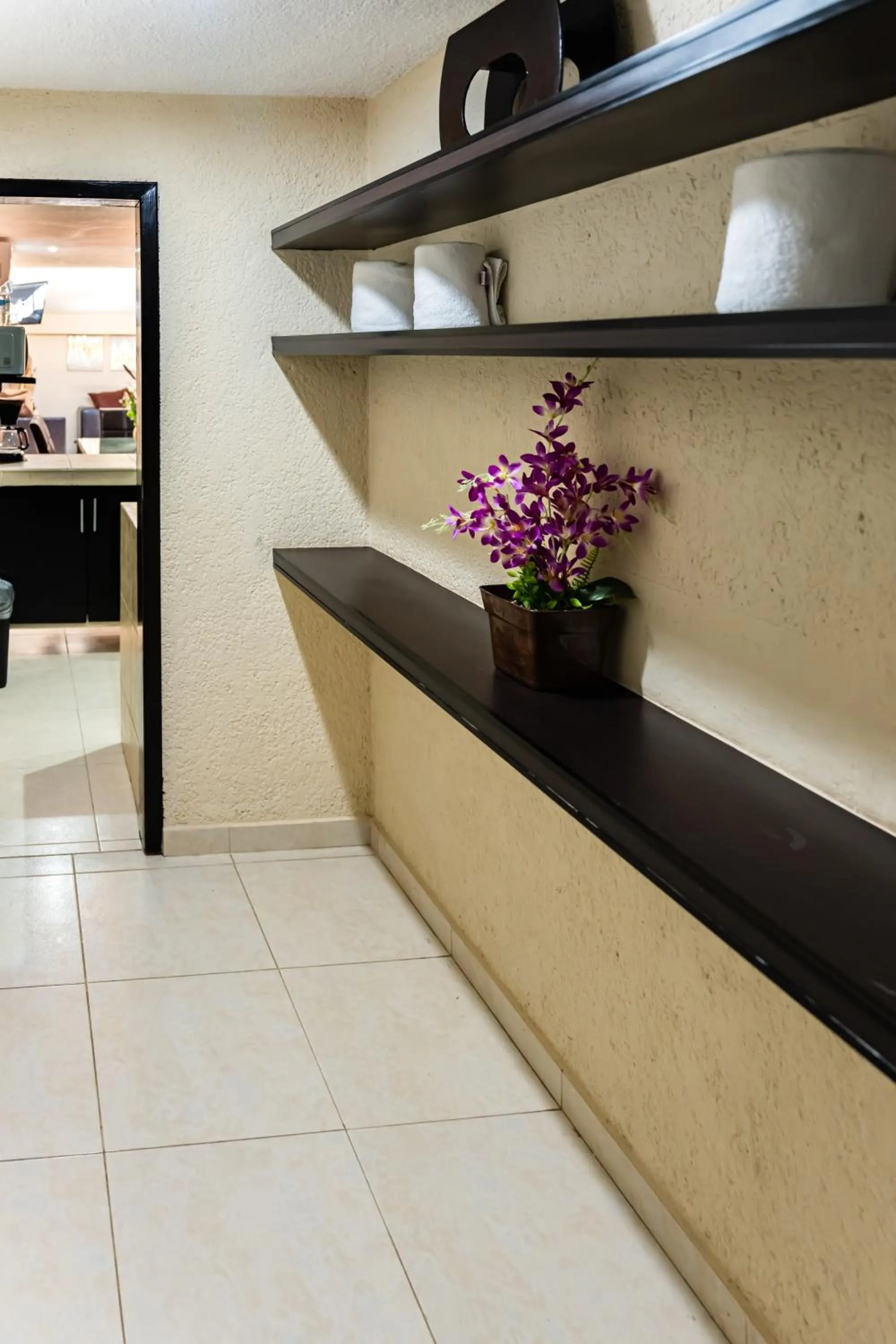 Kitchen or kitchenette in Hotel & Suites Domani