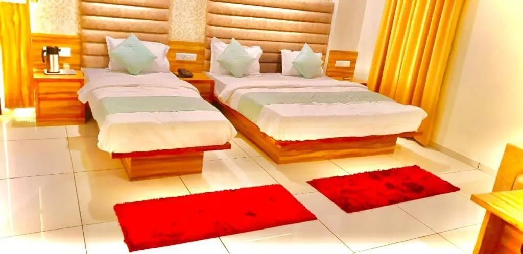 Bed in Hotel Royal Fort