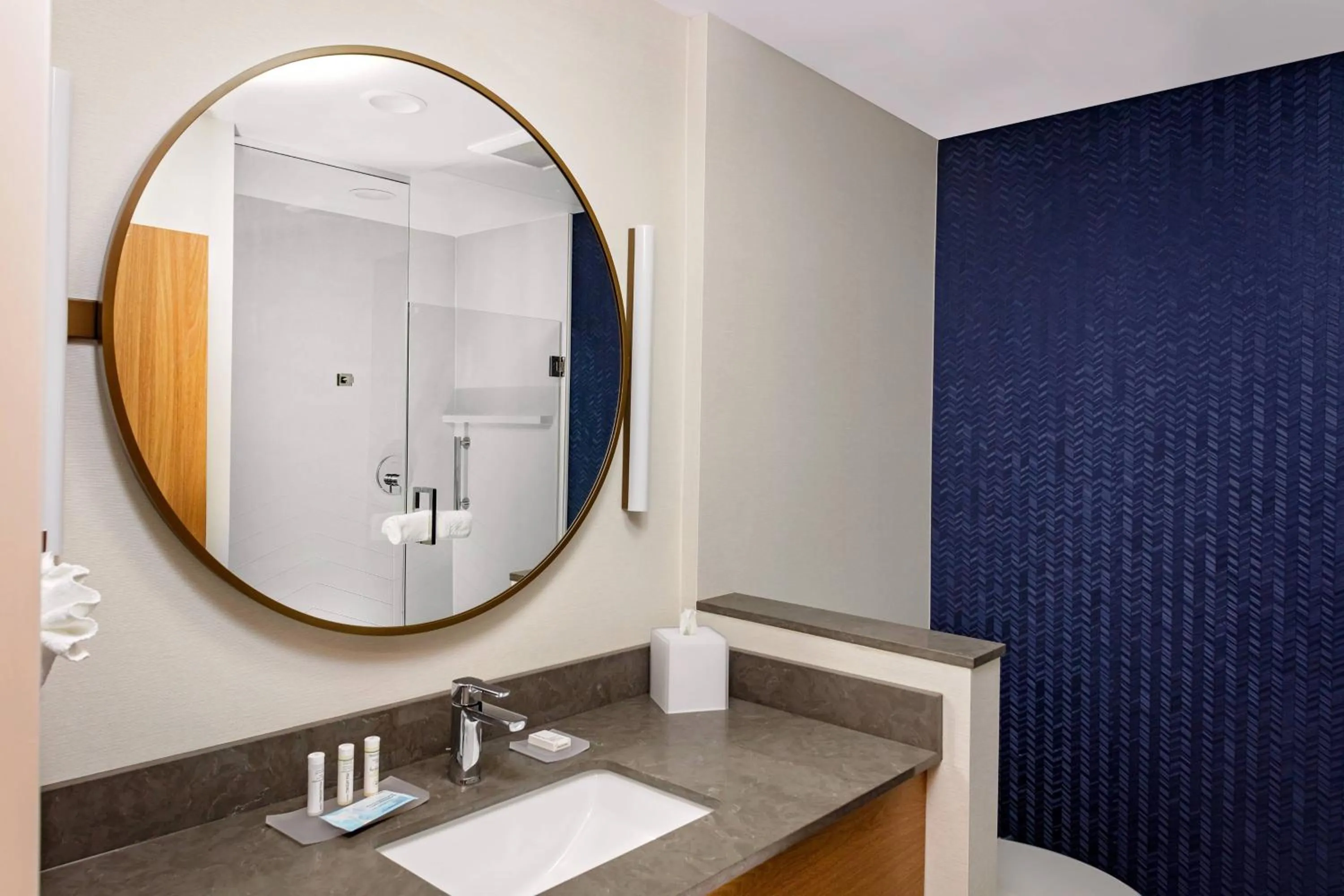 Bathroom in Fairfield by Marriott Port Clinton Waterfront
