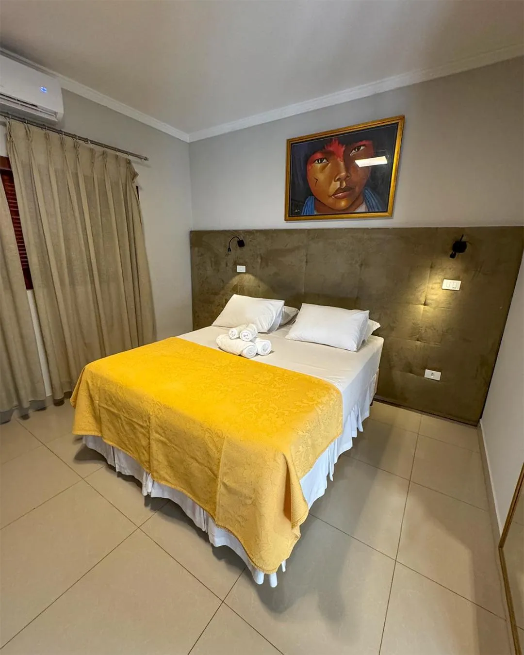 Bed in Hotel Praia Parque