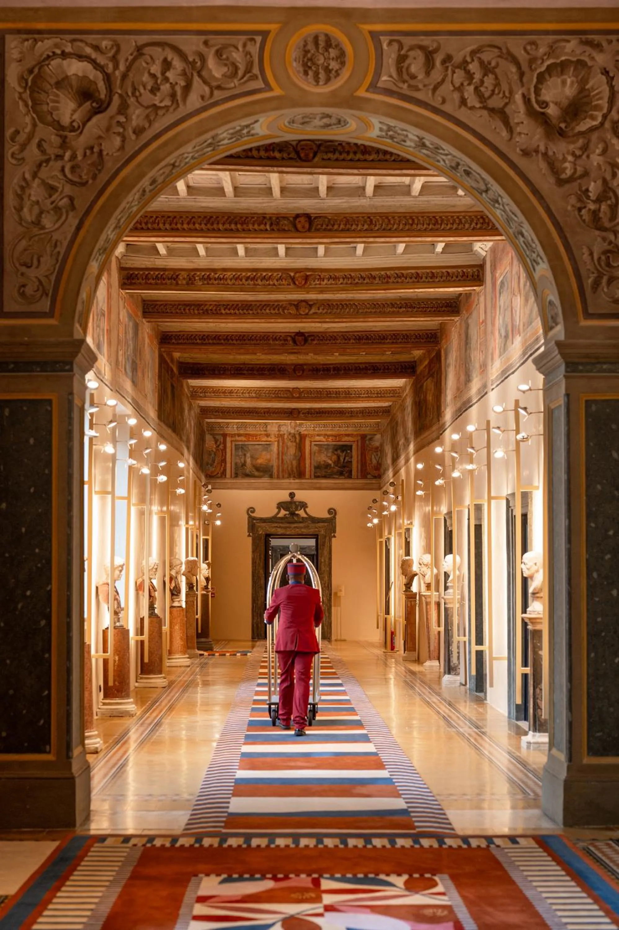 Decorative detail in Palazzo Talìa - Small Luxury Hotels of the World