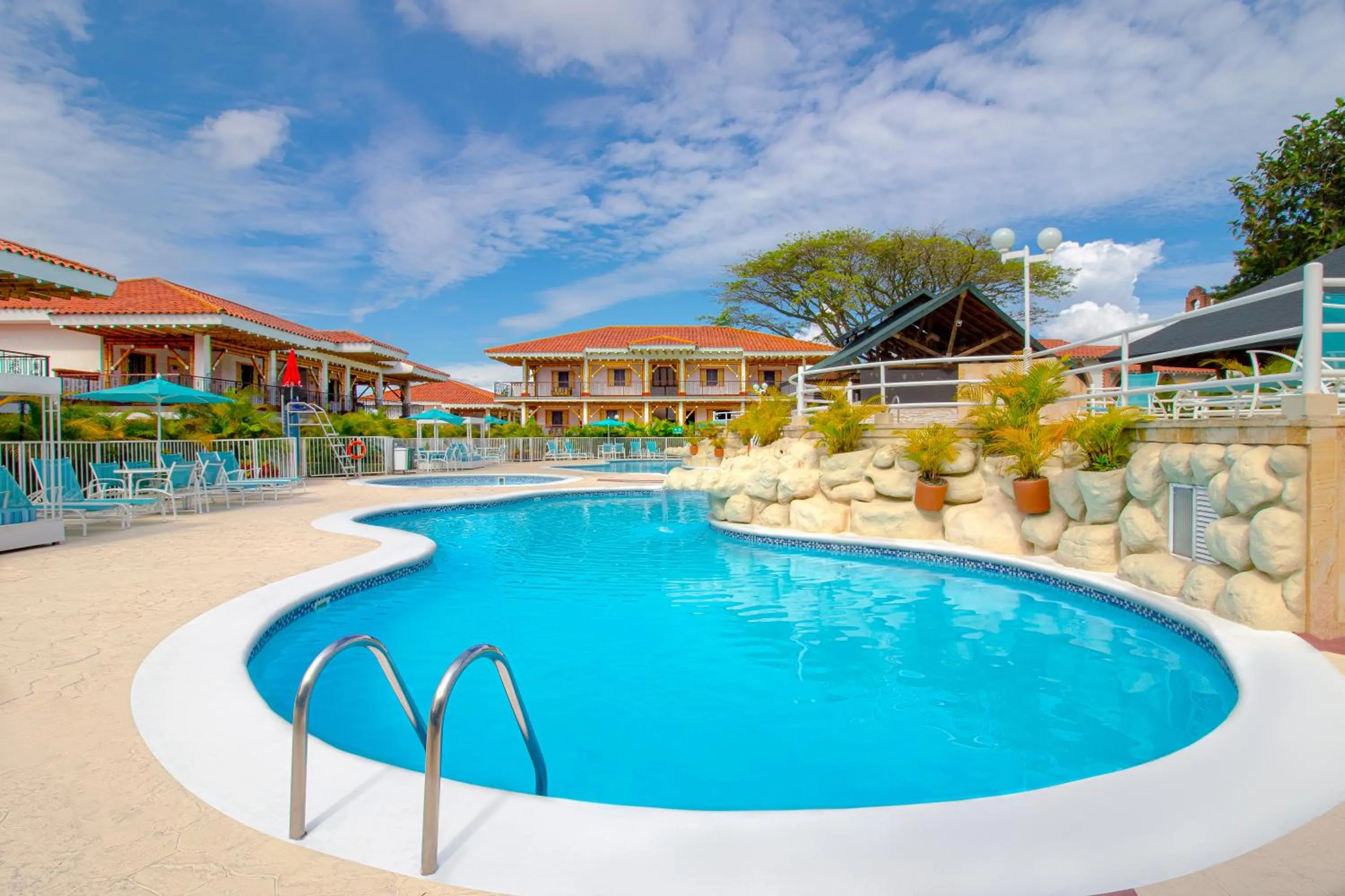 Property building in Hotel Campestre las Camelias