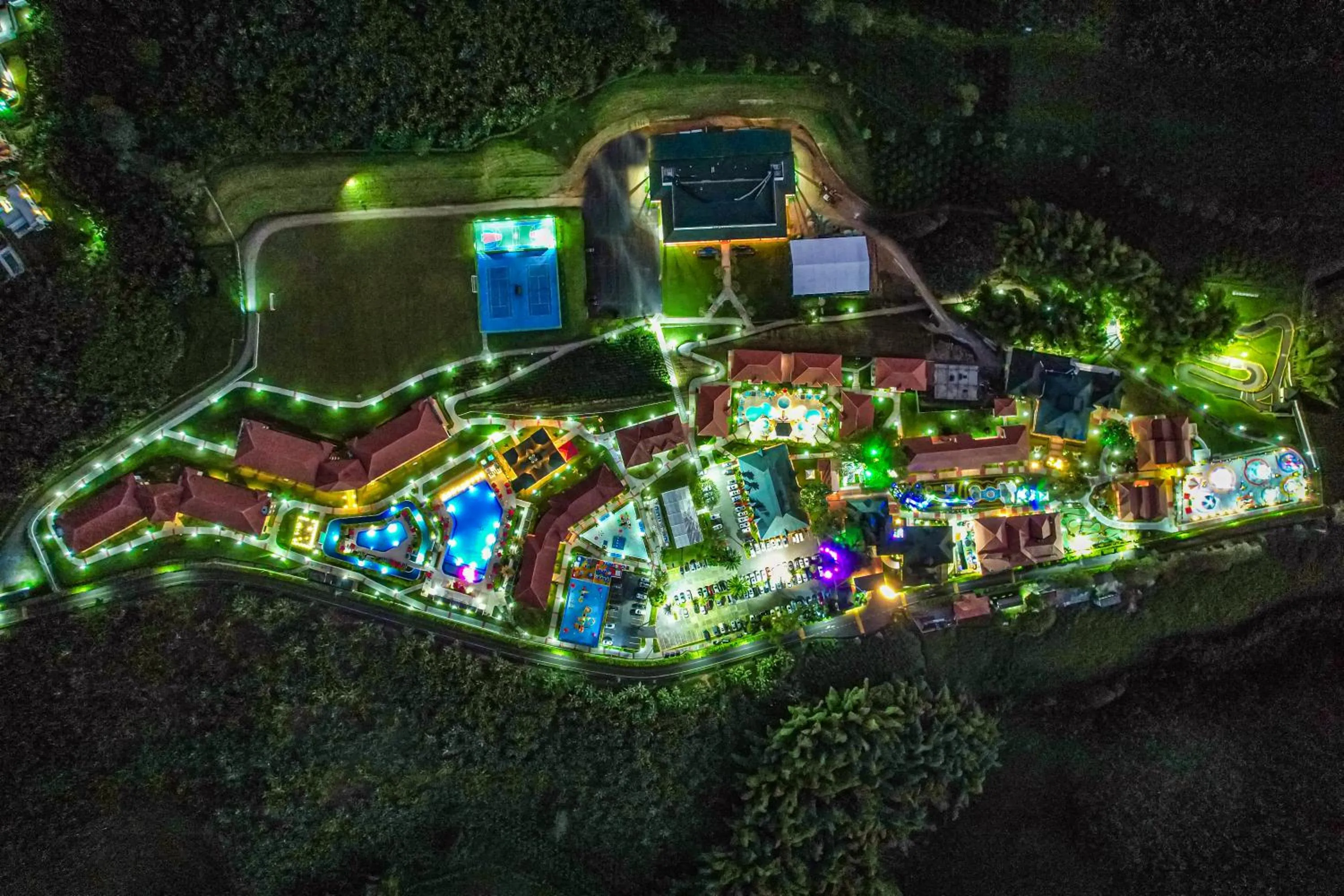 Night in Hotel Campestre las Camelias