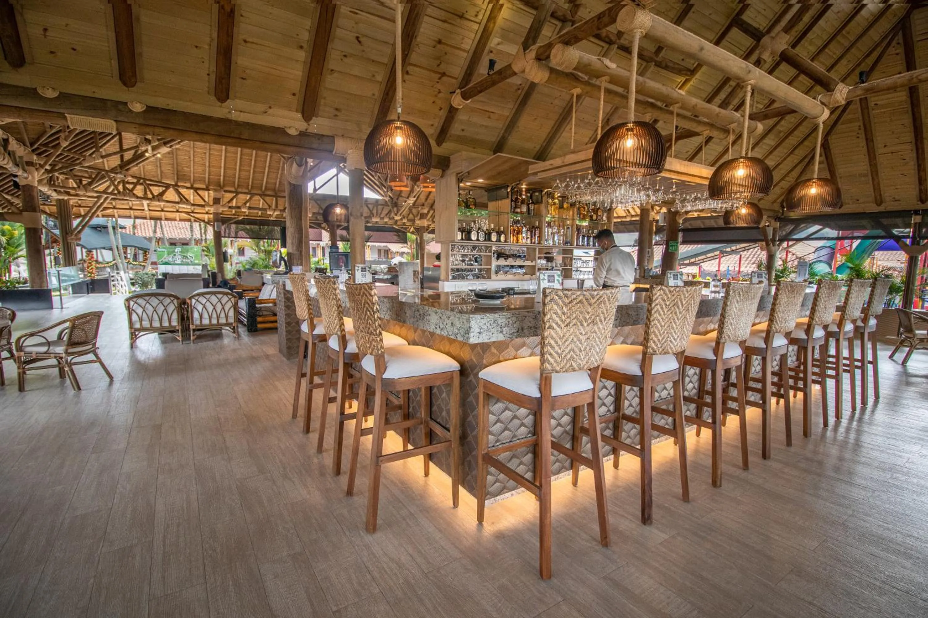 Living room in Hotel Campestre las Camelias