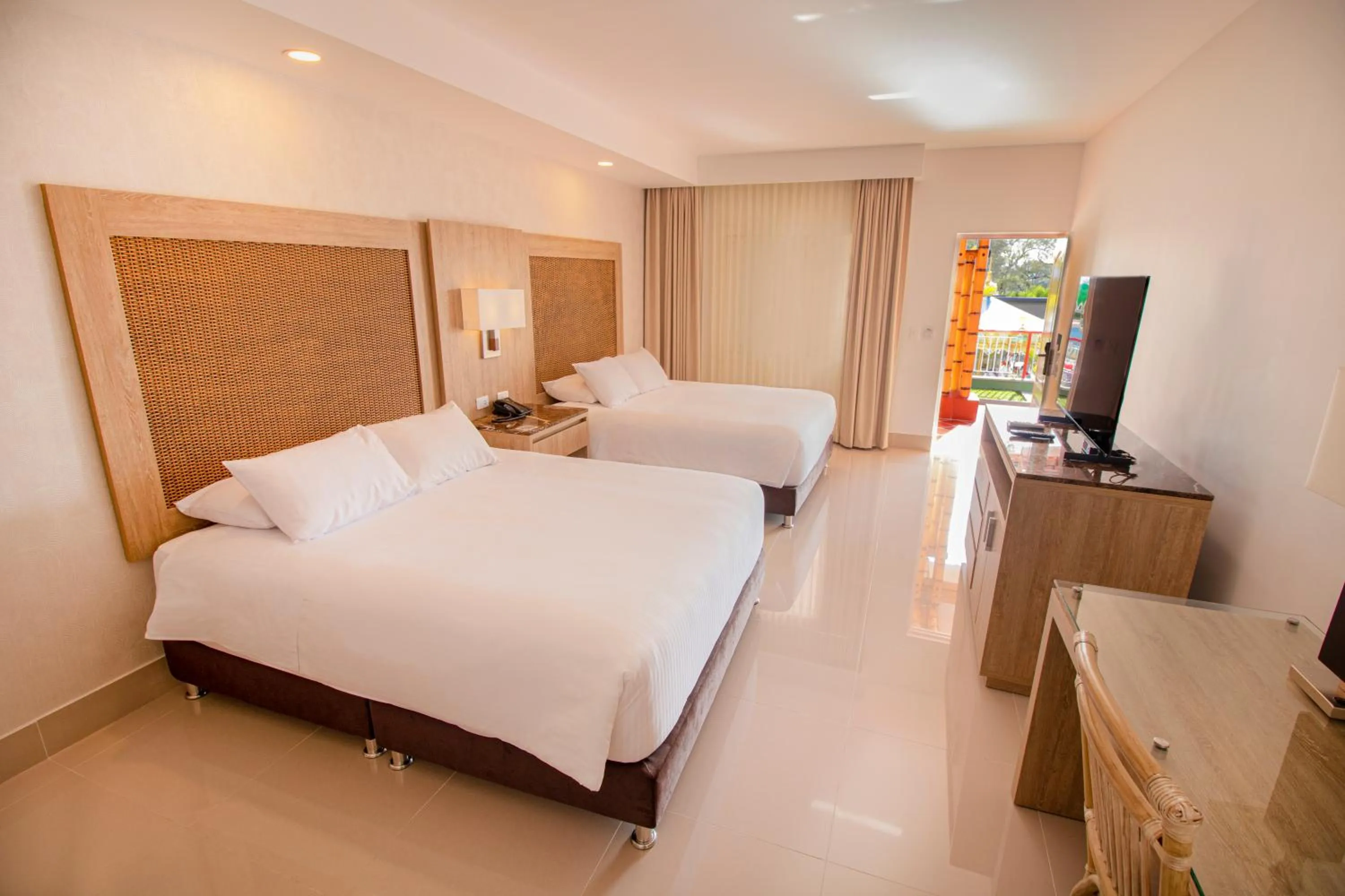 Bed in Hotel Campestre las Camelias