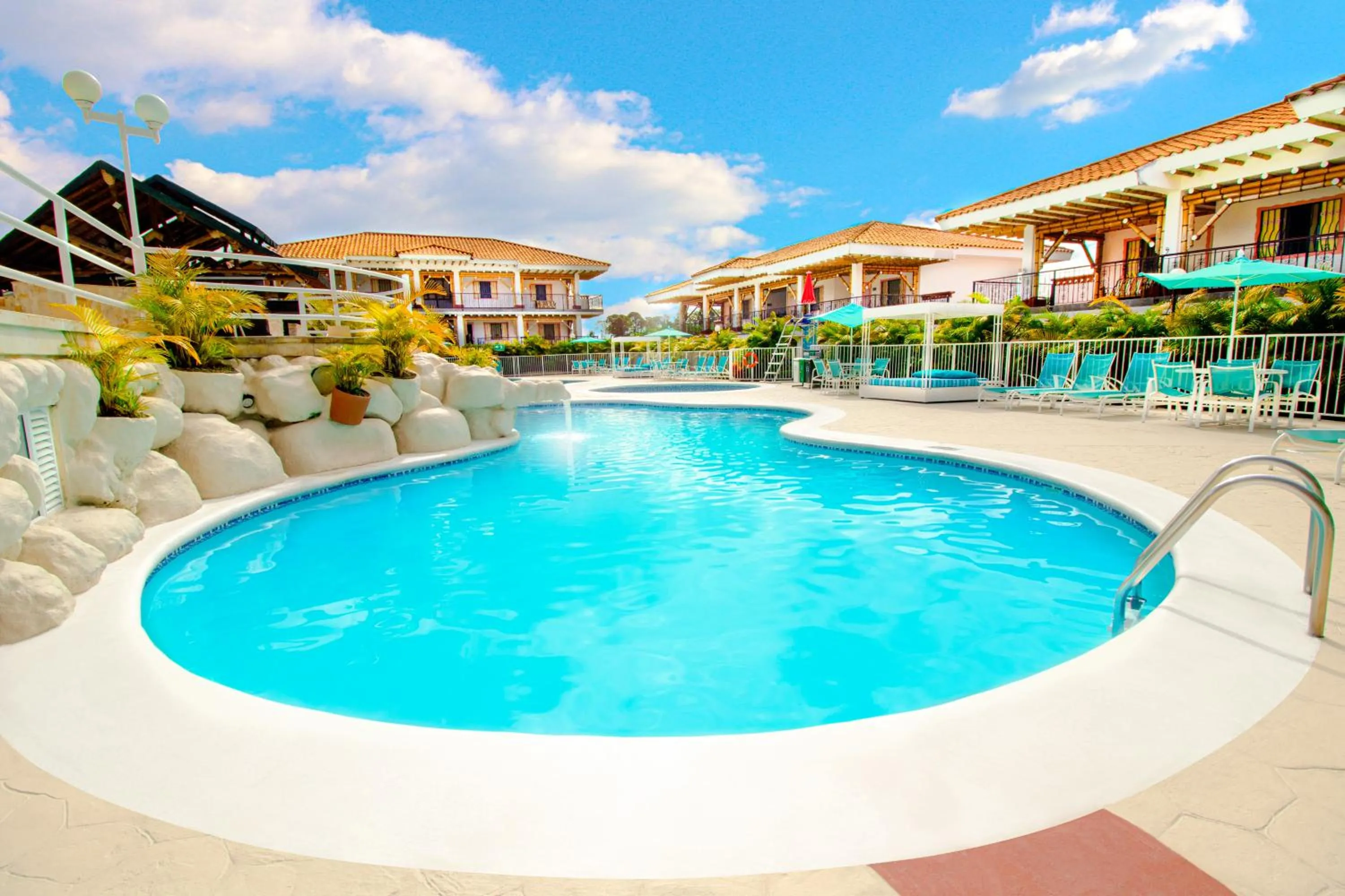 Property building in Hotel Campestre las Camelias