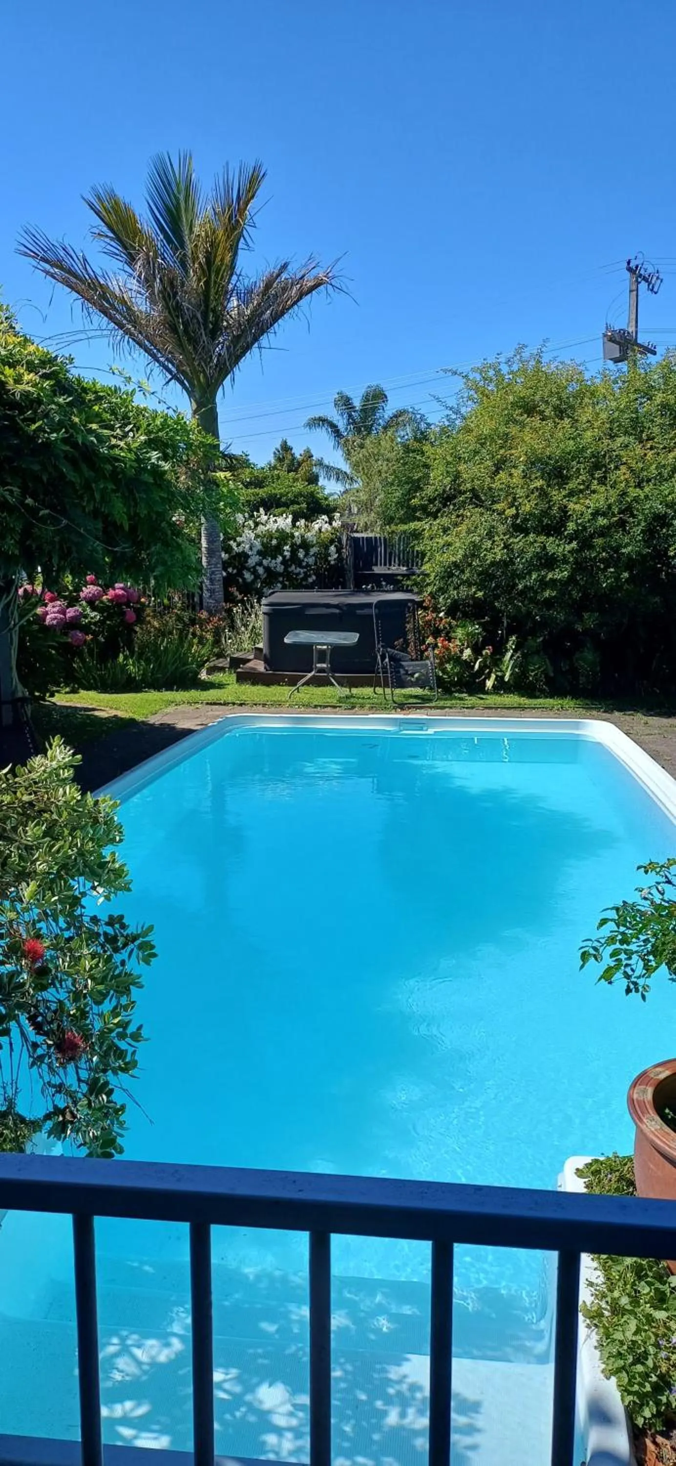 Swimming pool in Ashcroft Gardens Bed & Breakfast