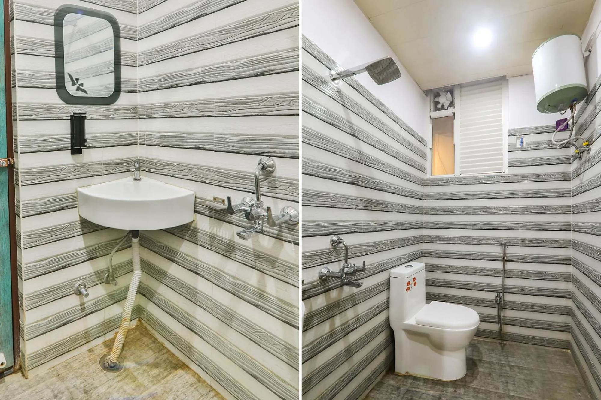 Bathroom in FabHotel LS Grand - Banaras Railway Station