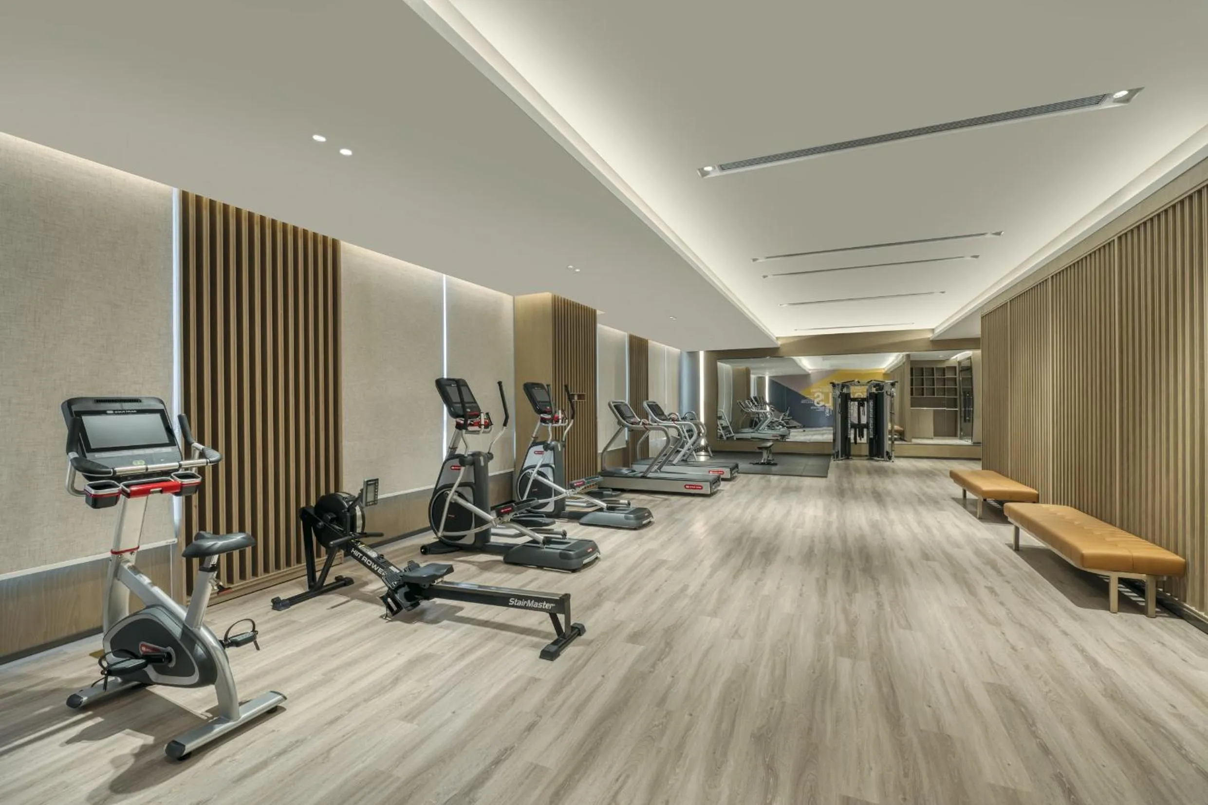 Fitness centre/facilities in Crowne Plaza Lanzhou New Area by IHG