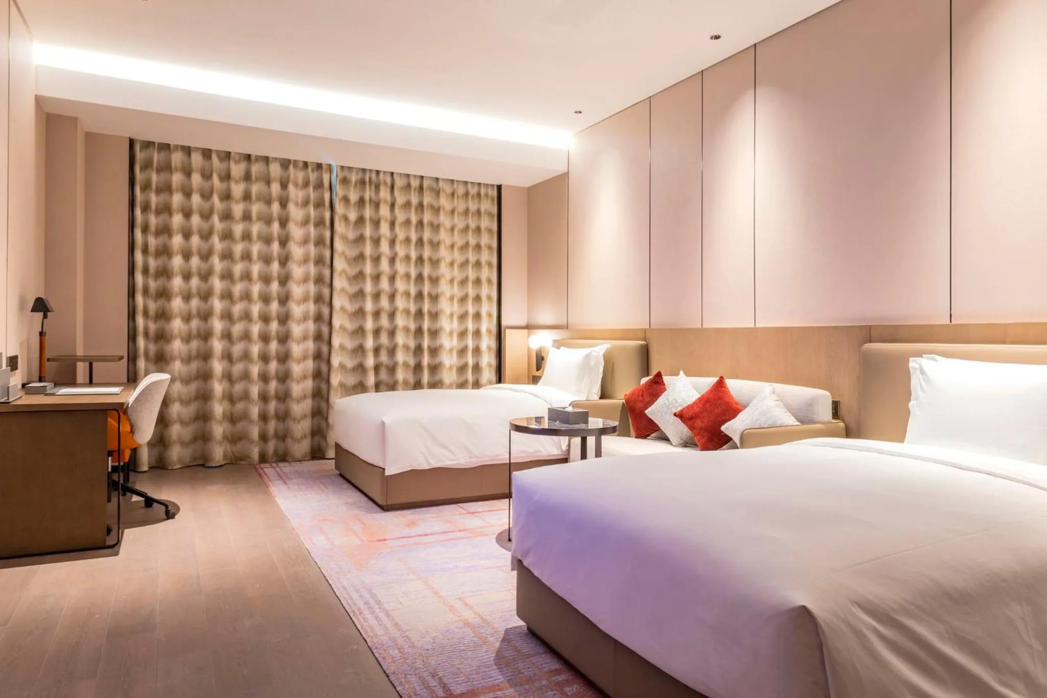Photo of the whole room, Bed in Crowne Plaza Lanzhou New Area by IHG