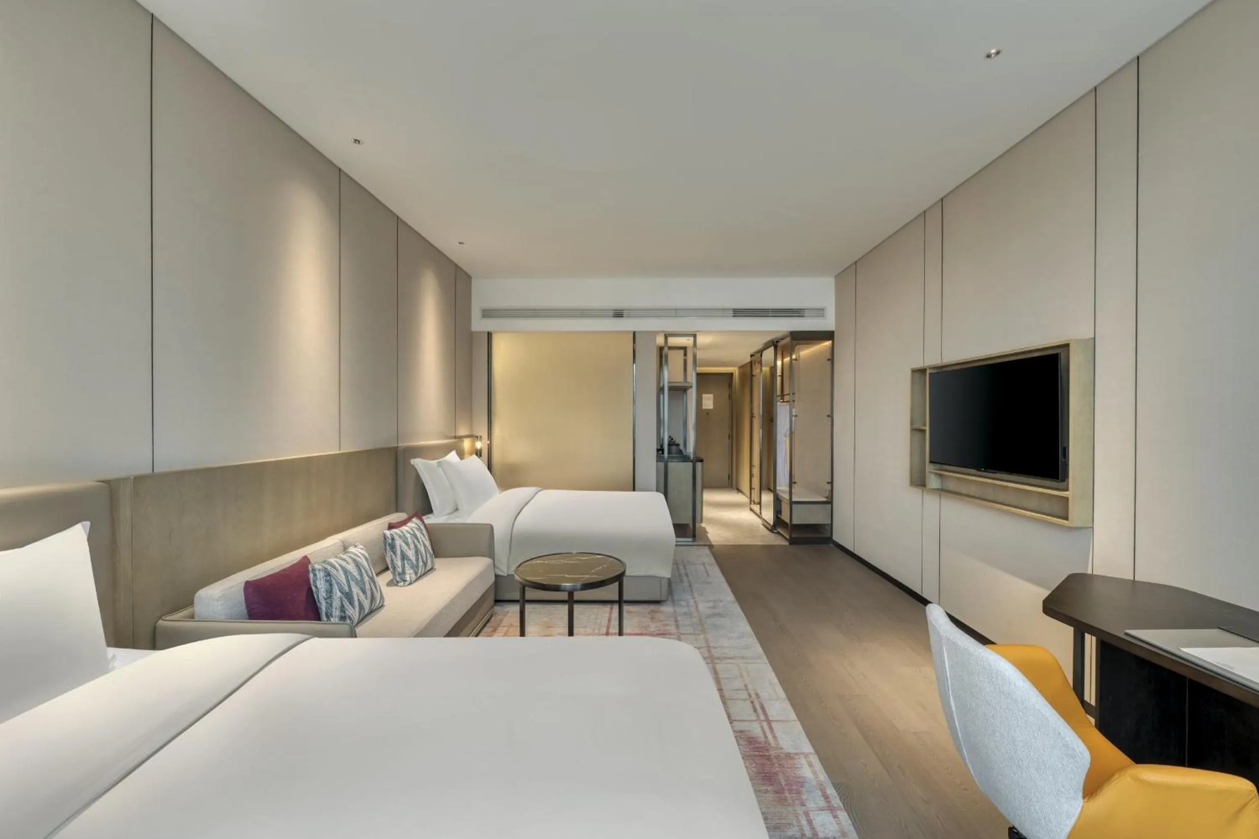 Photo of the whole room, Bed in Crowne Plaza Lanzhou New Area by IHG