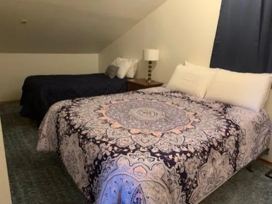 Property building, Bed in Rr-june Lake Lodge