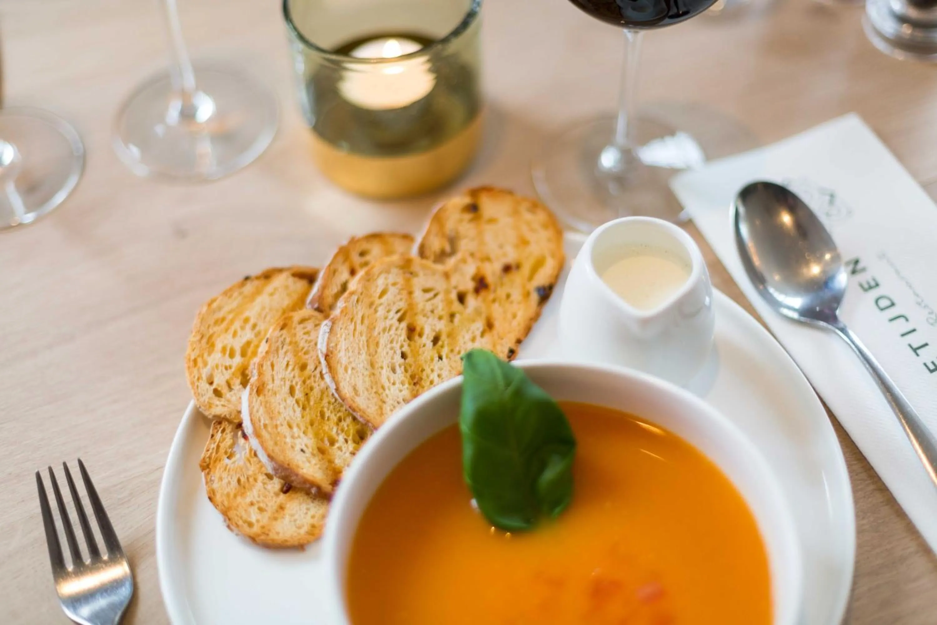 Food close-up in Hotel - Restaurant De 4 Jaargetijden