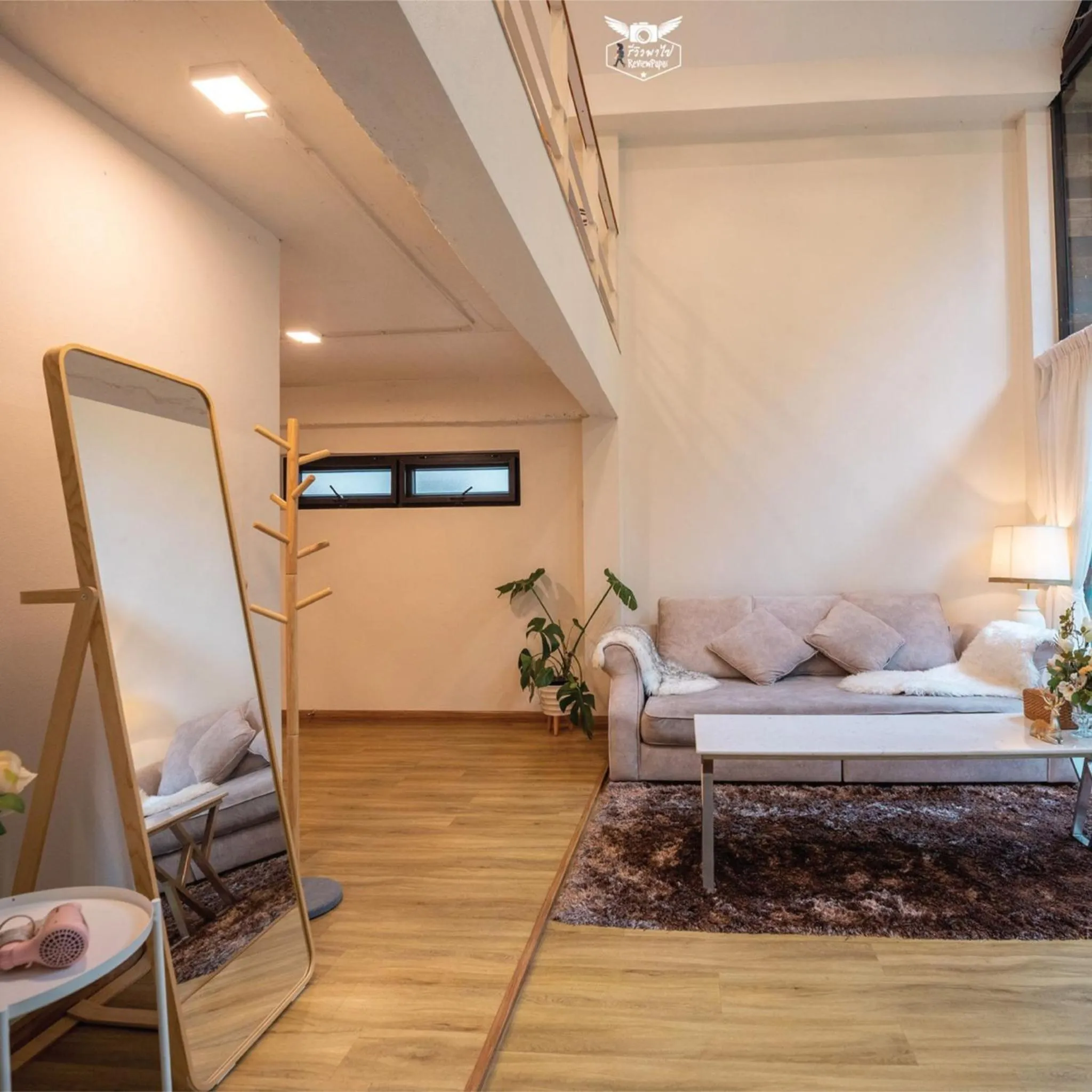 Living room, Bed in My Cottage Chiangmai