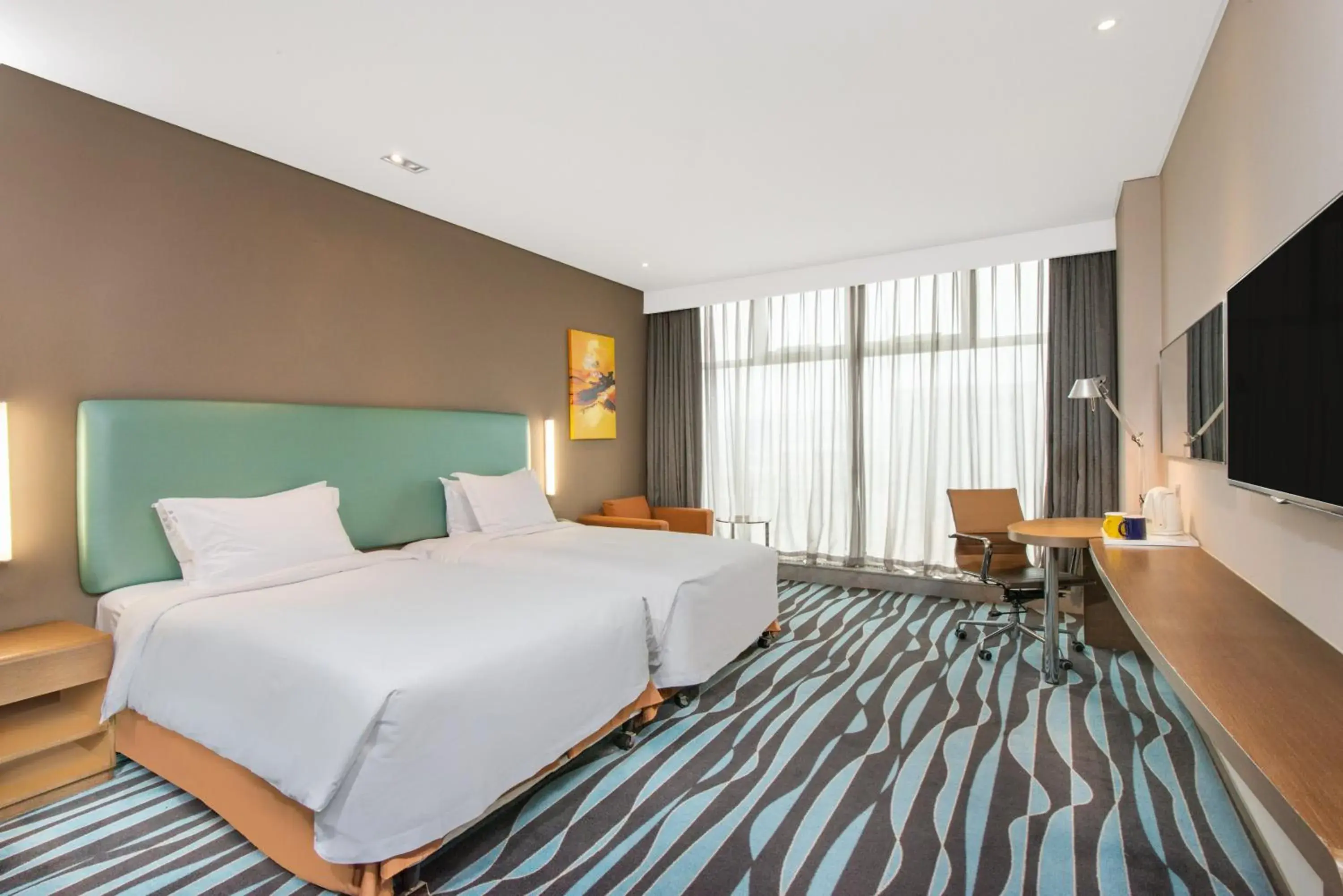 Superior Twin Room in Holiday Inn Express Hangzhou Huanglong Superior Twin Room in Holiday Inn Express Hangzhou Huanglong