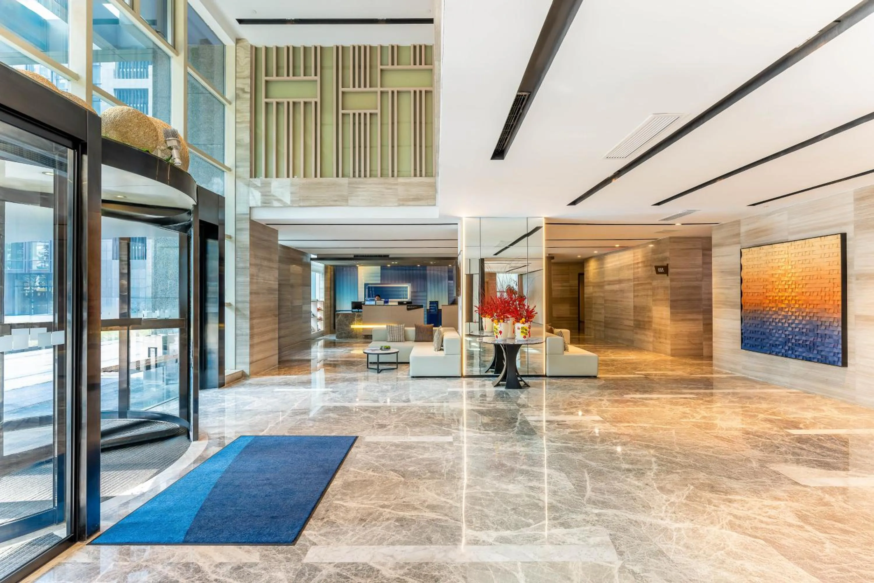 Lobby or reception in Holiday Inn Express Hangzhou Huanglong