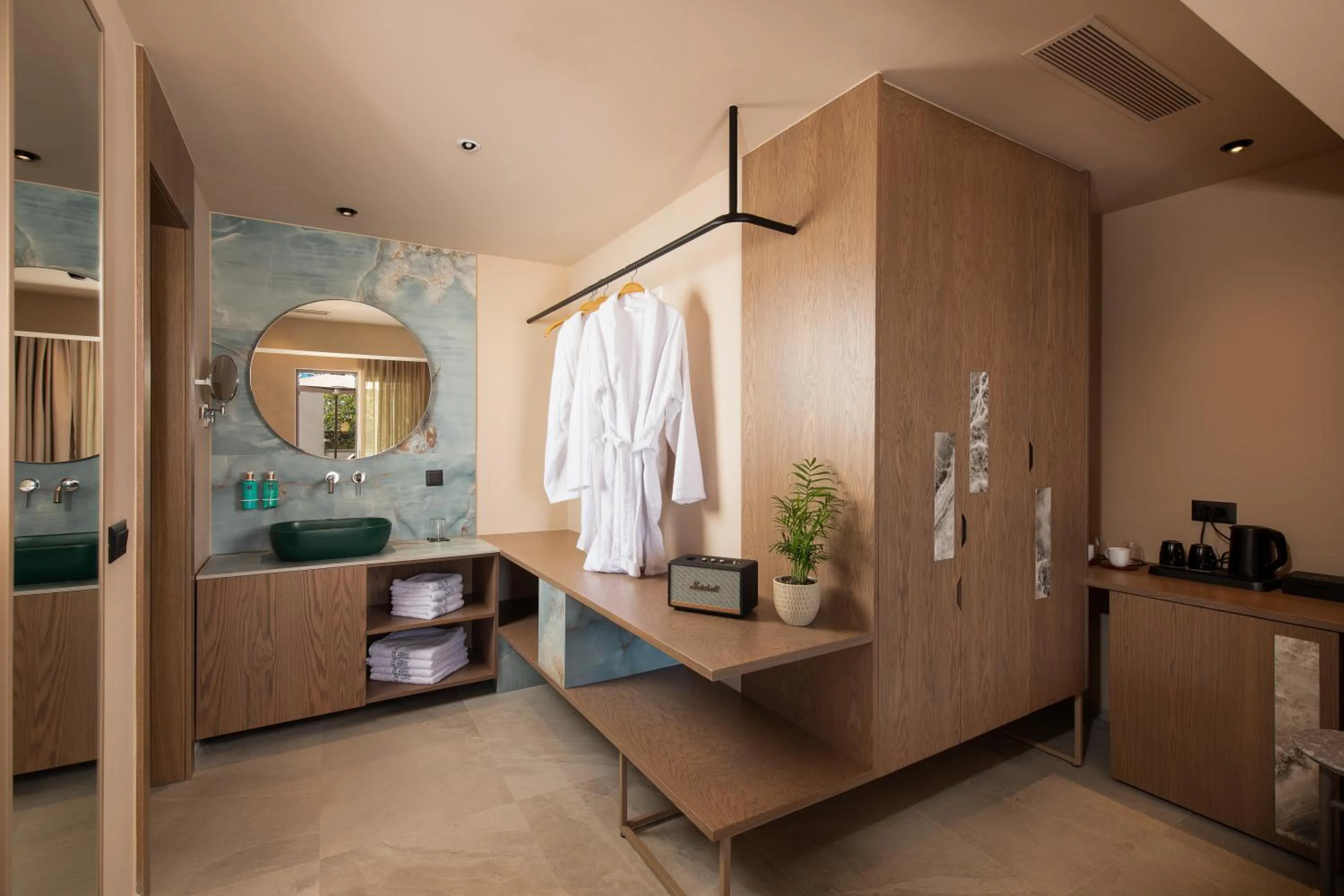 Bathroom, Bed in Cosmeen Lifestyle Boutique Stay