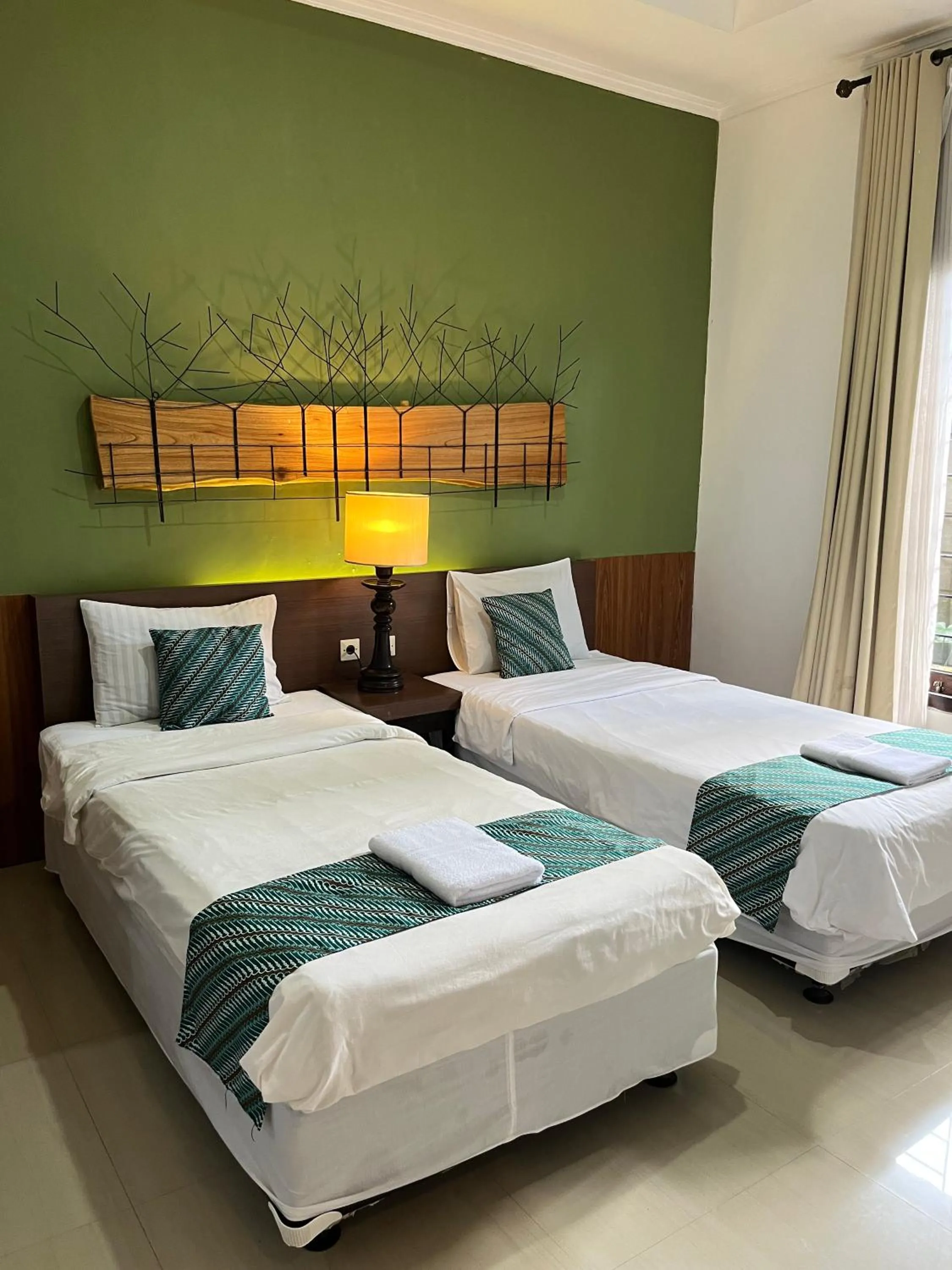 Bedroom, Bed in Villa Padi Cangkringan