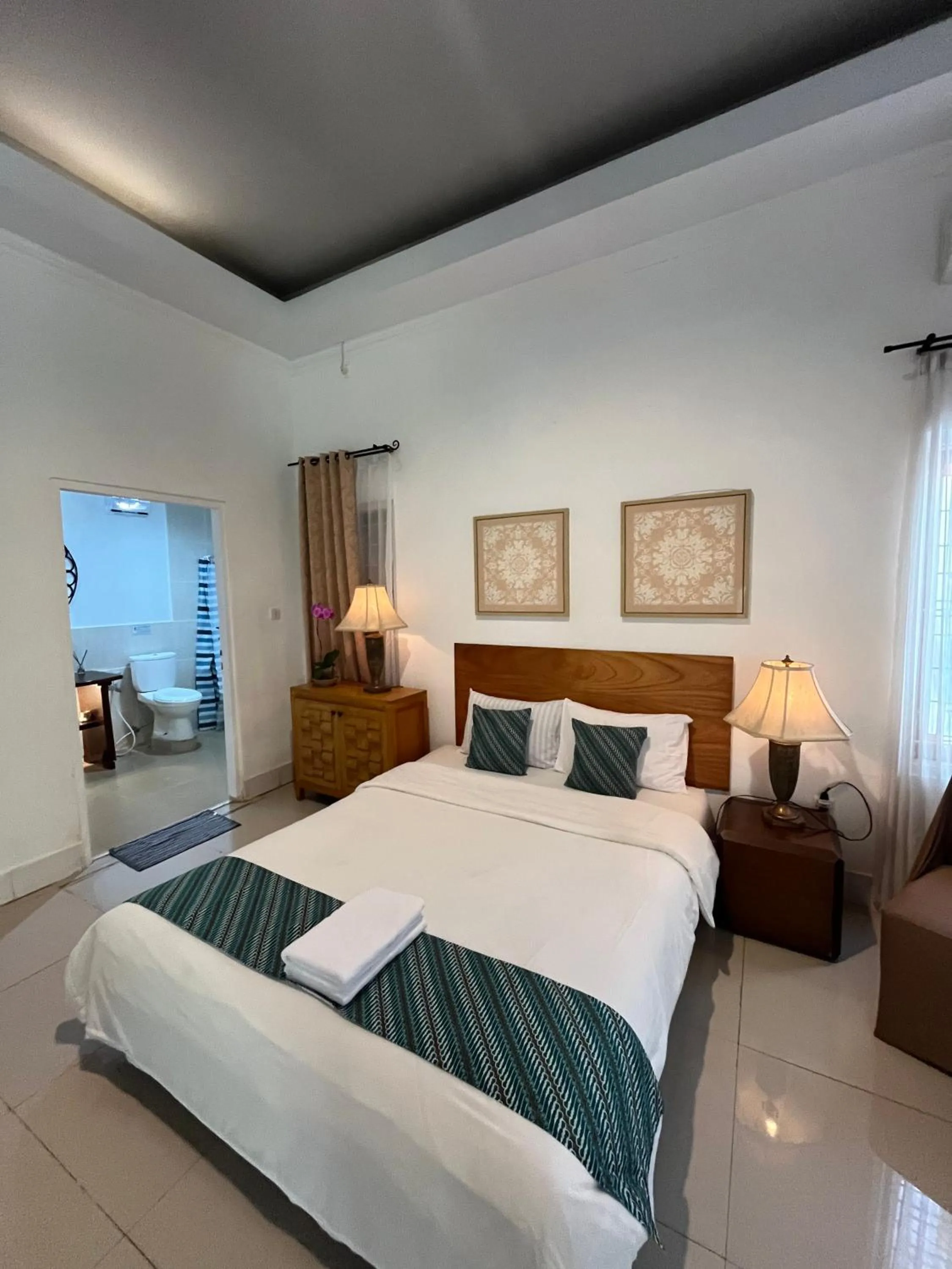 Bedroom, Bed in Villa Padi Cangkringan