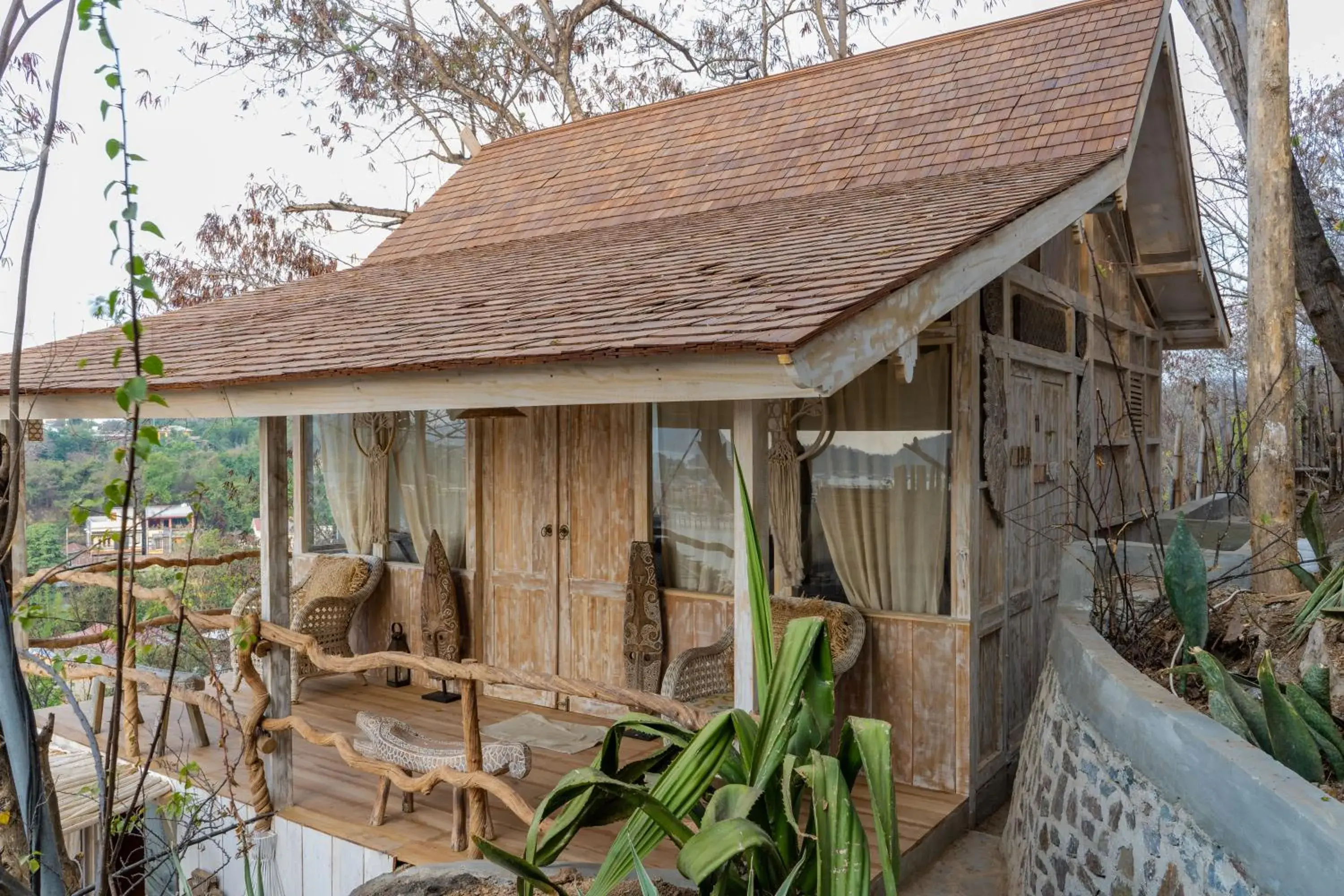 Tree House Room with Sea View Balcony in Selini Hills Tree House Room with Sea View Balcony in Selini Hills