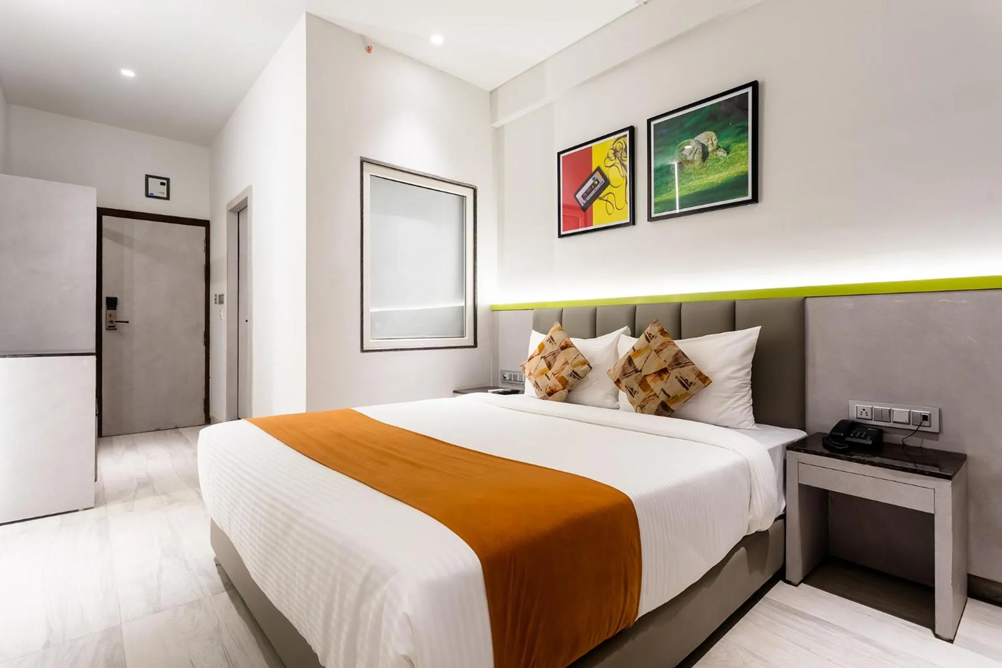 Bed in FabHotel Orange Oasis