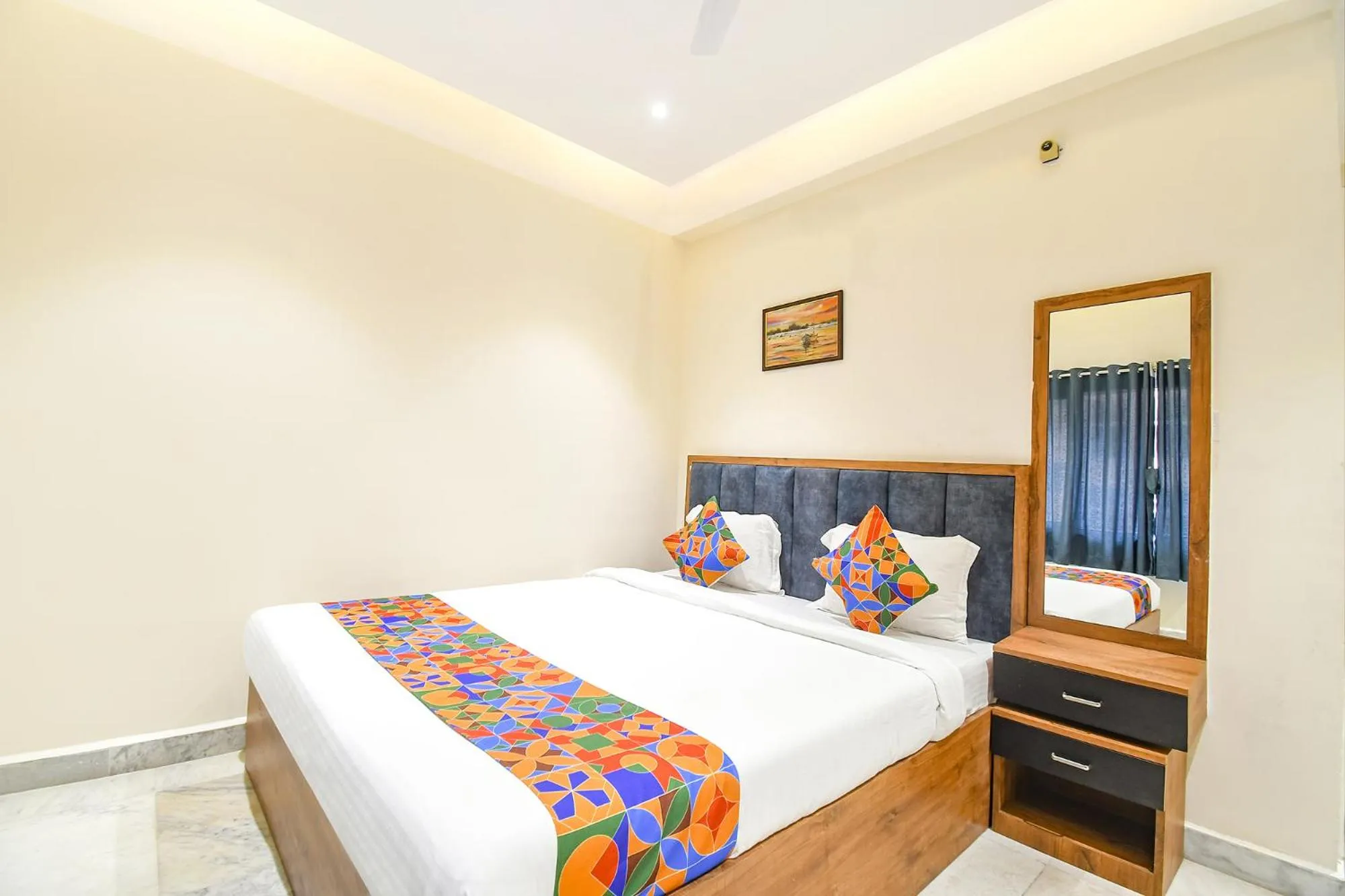 Bed in FabHotel Prime The Golden Plaza - Nr Tarapith Temple