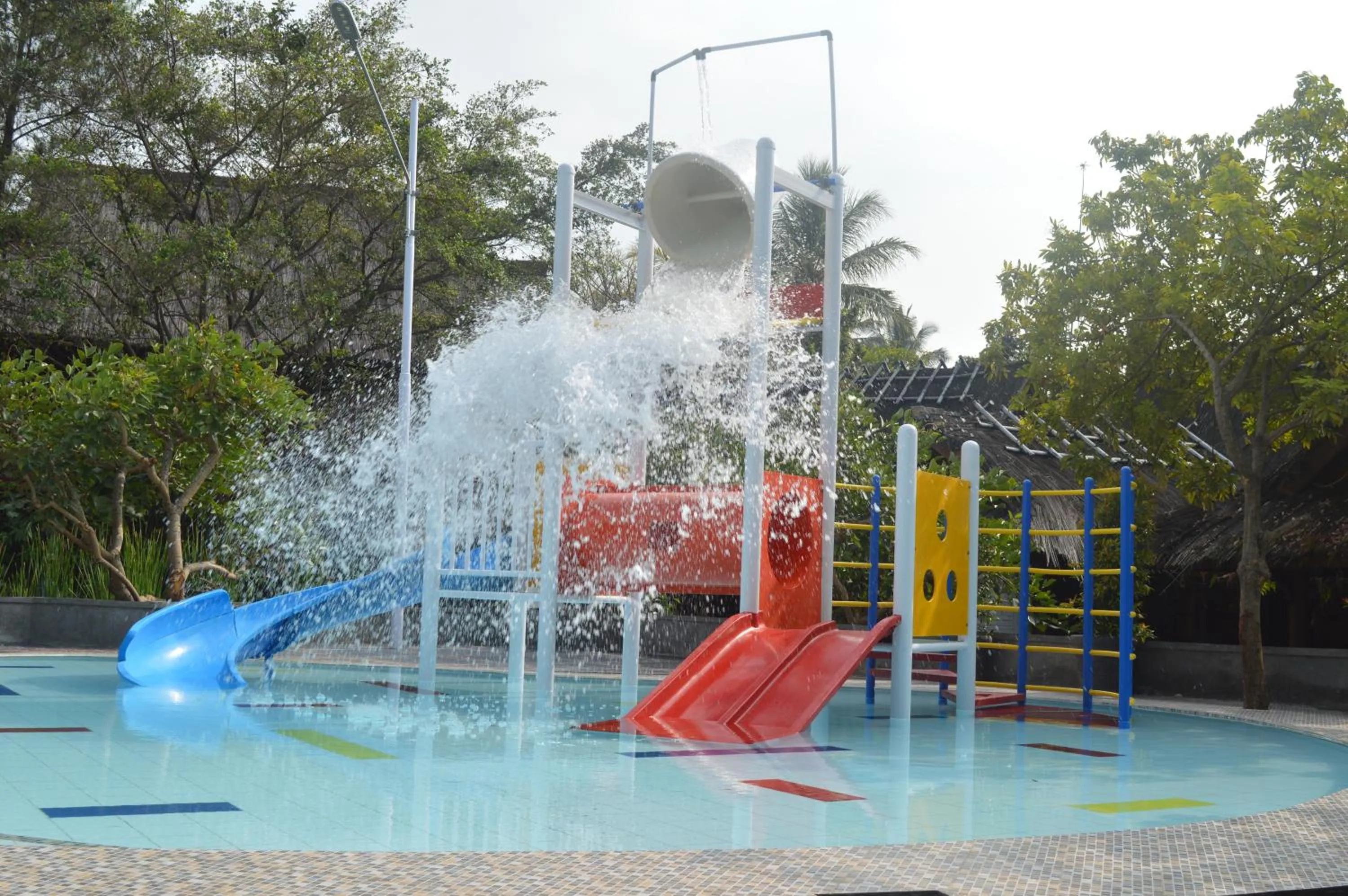 Swimming pool in Kampung Sumber Alam Garut