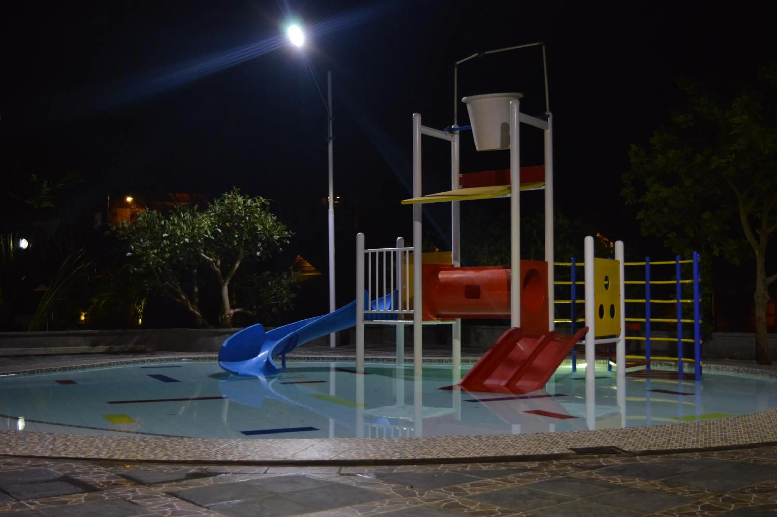 Swimming pool in Kampung Sumber Alam Garut