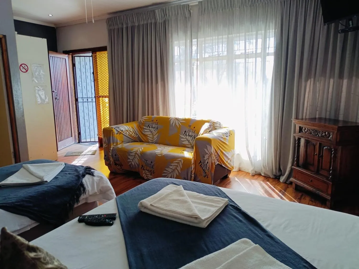 Seating area, Bed in 21 On Coetzee Guest House