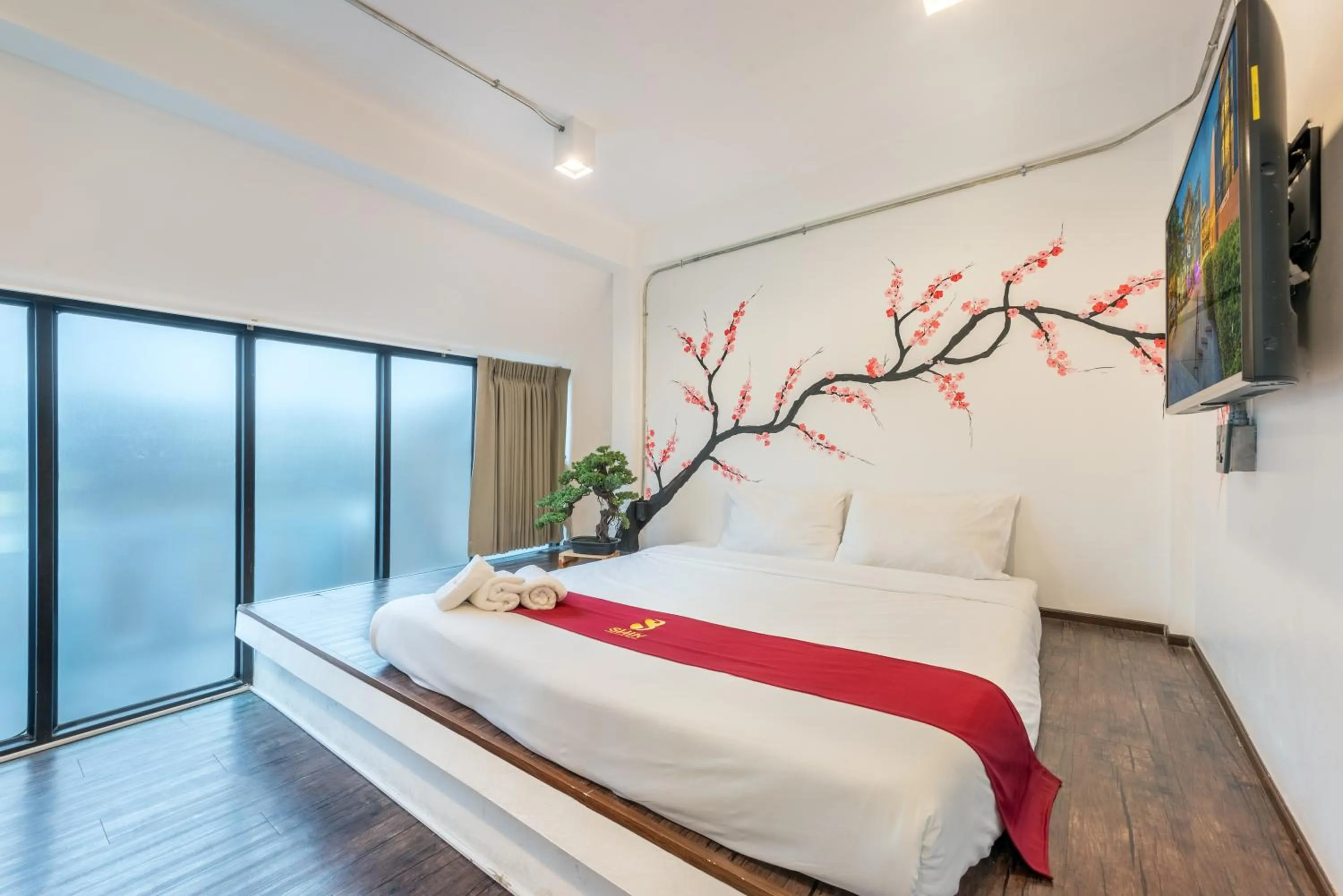 Bed in SHIN Hotel Nimman ChiangMai