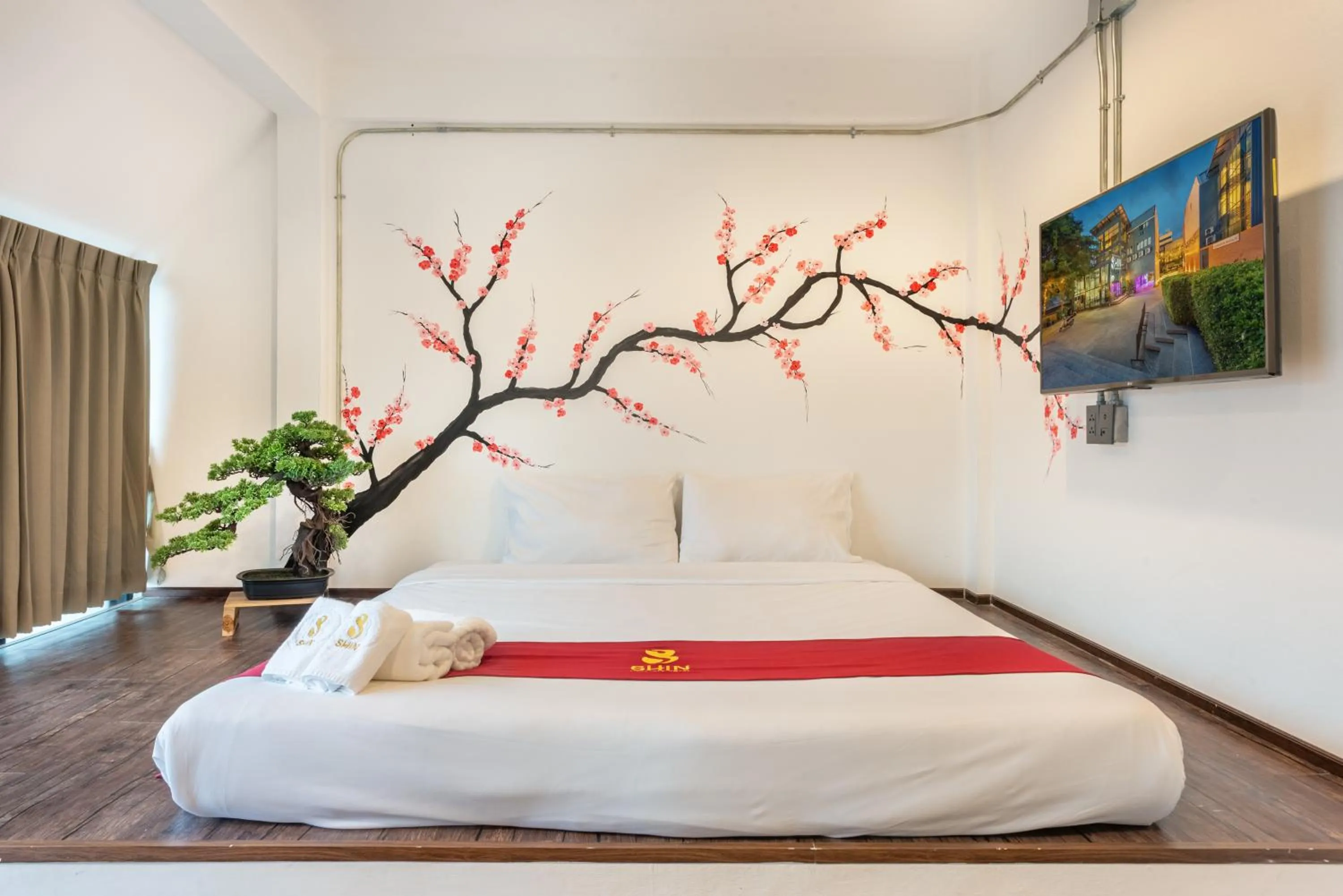 Bed in SHIN Hotel Nimman ChiangMai