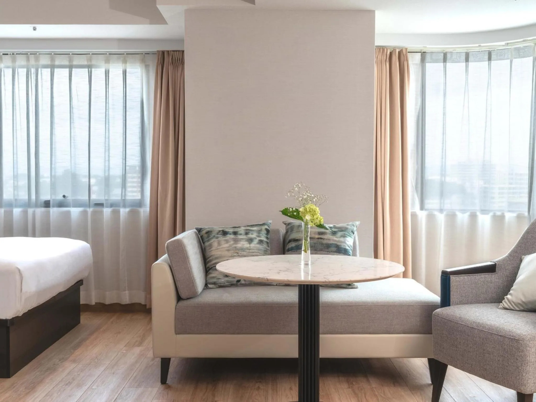 Photo of the whole room, Bed in Grand Hotel Hamamatsu