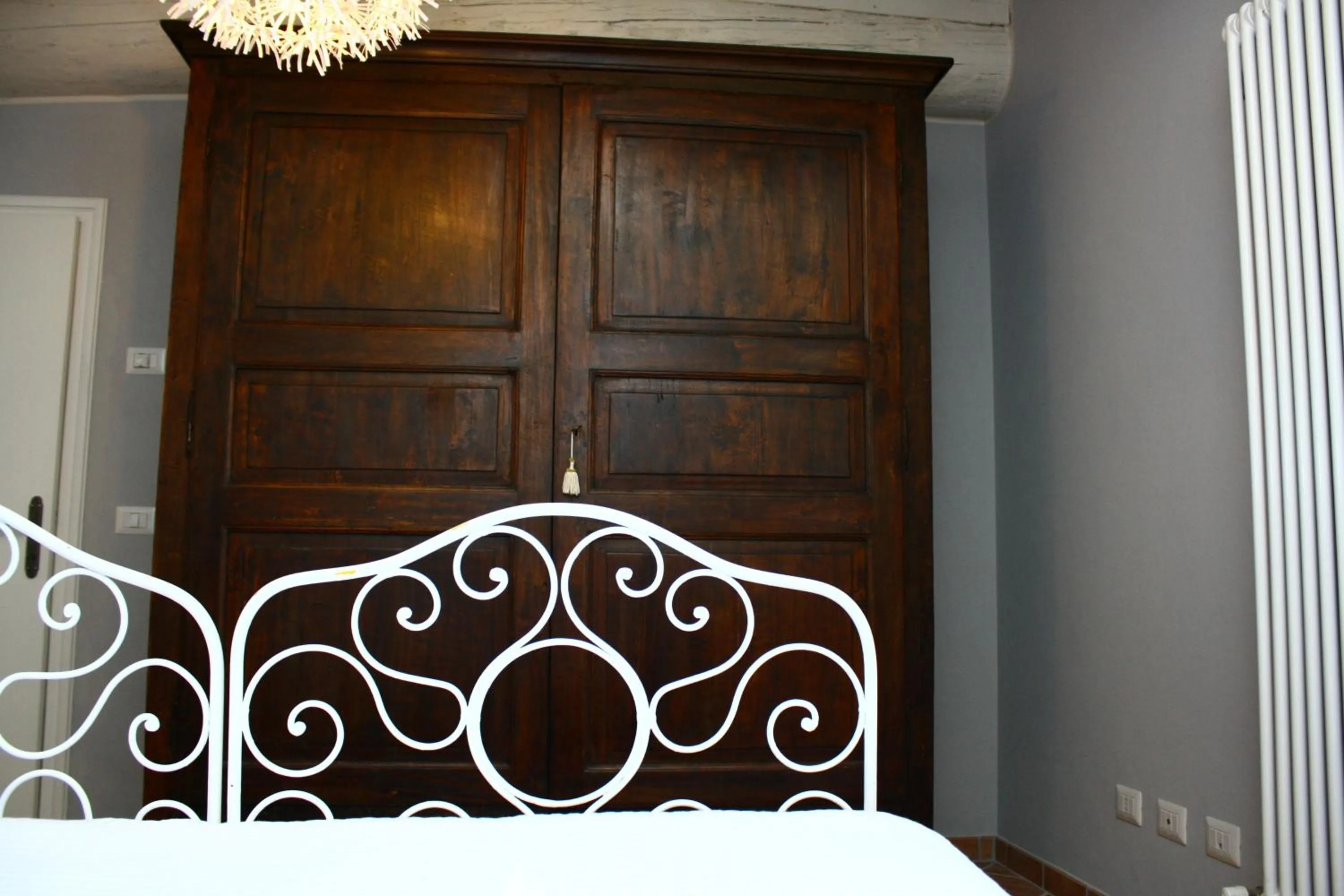 Bed in B&B La Torre a Revere