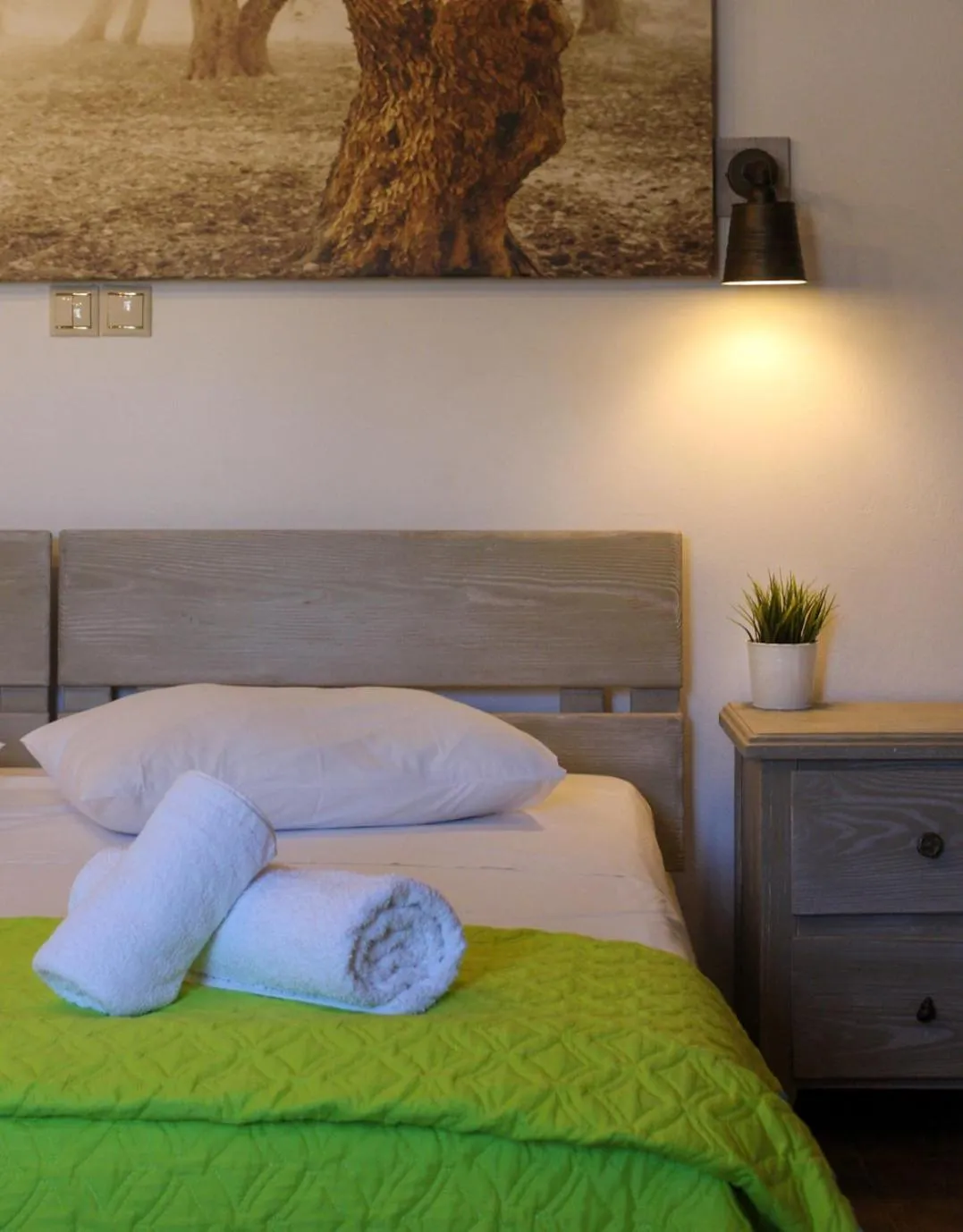 Bed in Mistral-Patmos