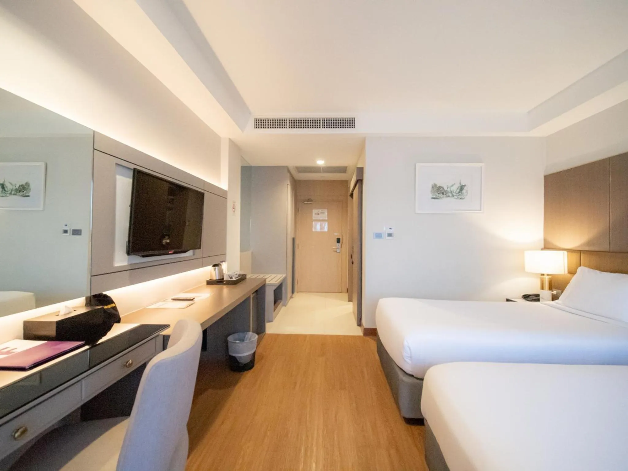 Bedroom, Bed in Fortune River View Hotel Nakhon Phanom