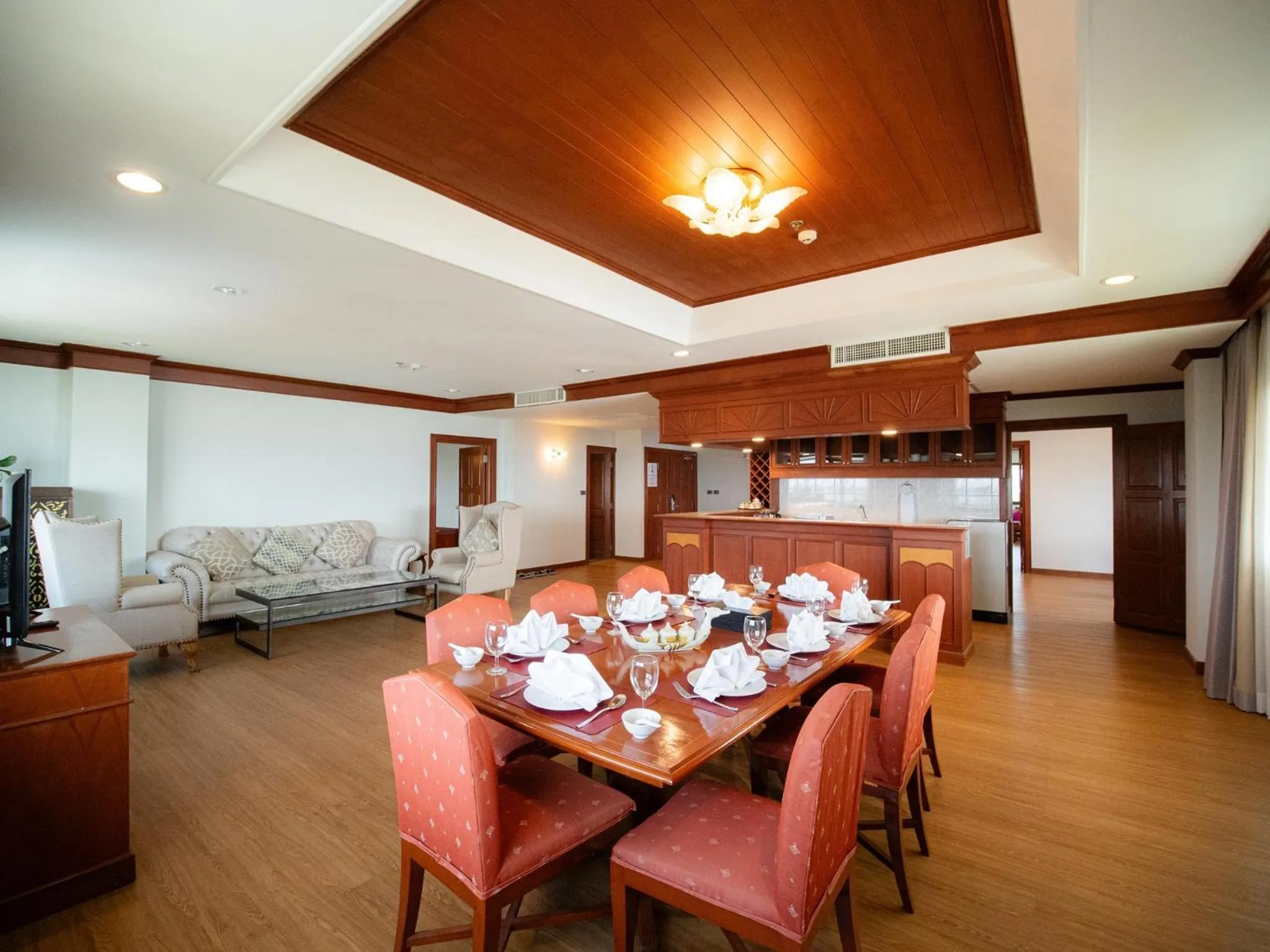 Living room in Fortune River View Hotel Nakhon Phanom