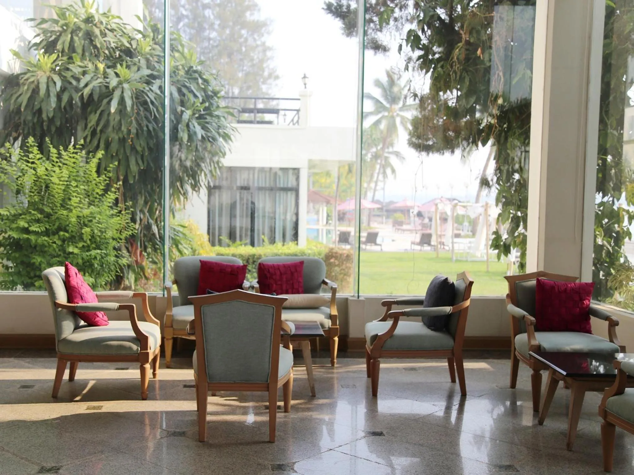 Seating area in Fortune River View Hotel Nakhon Phanom