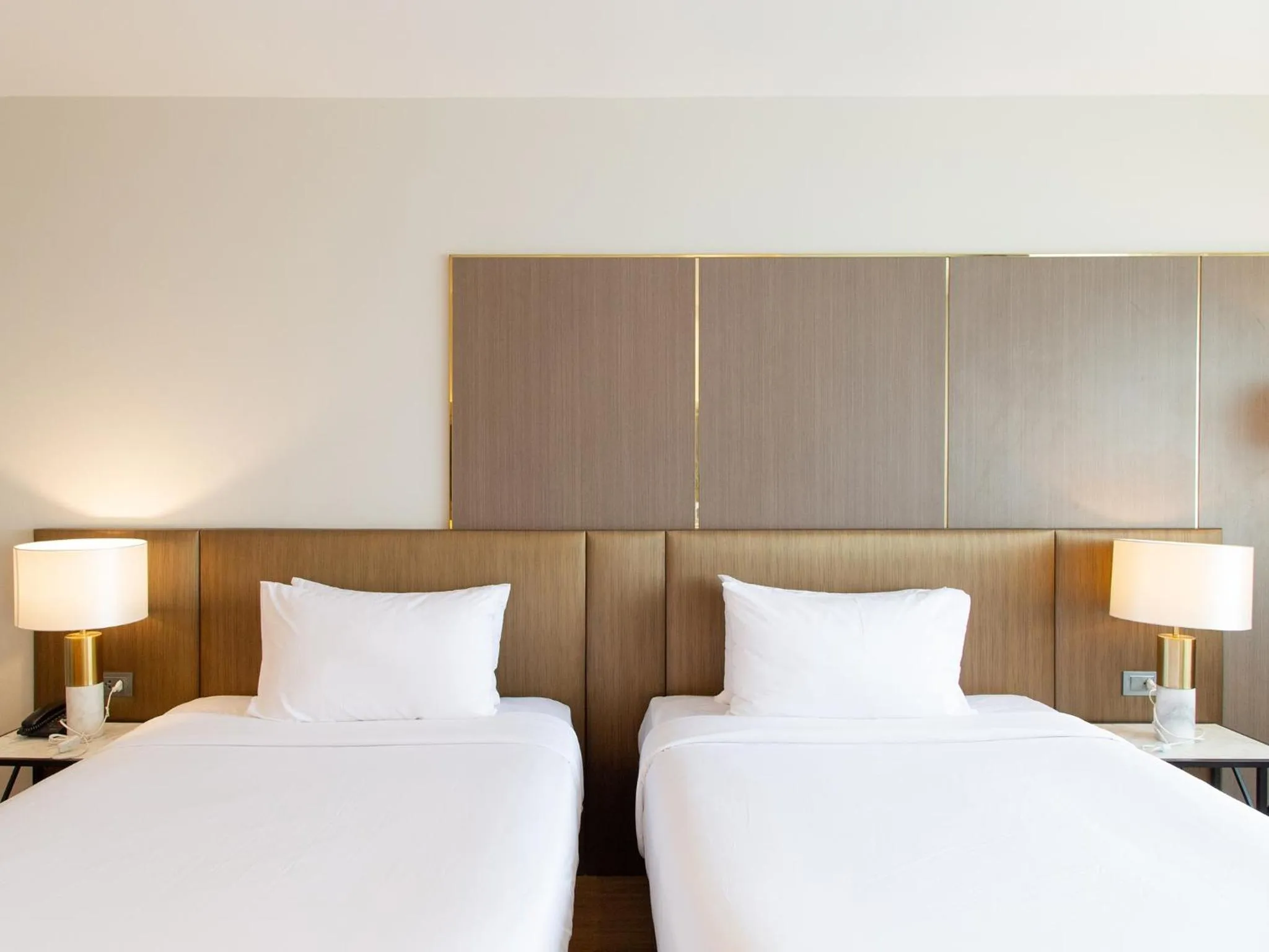 Bed in Fortune River View Hotel Nakhon Phanom